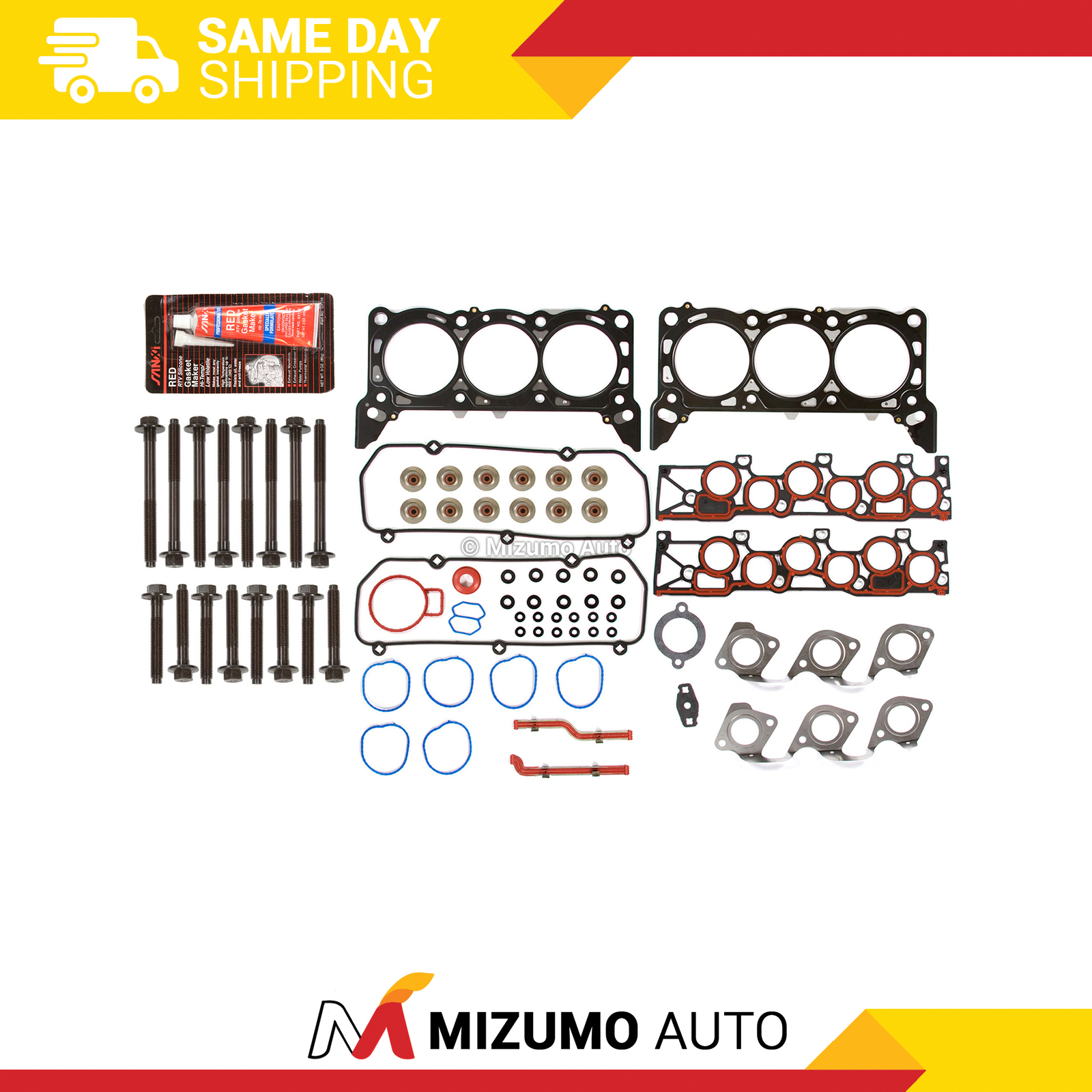 Head Gasket Bolts Set Fit 04-08 Ford F150 Freestar Mercury 3.9 4.2 OHV VIN 2, 6