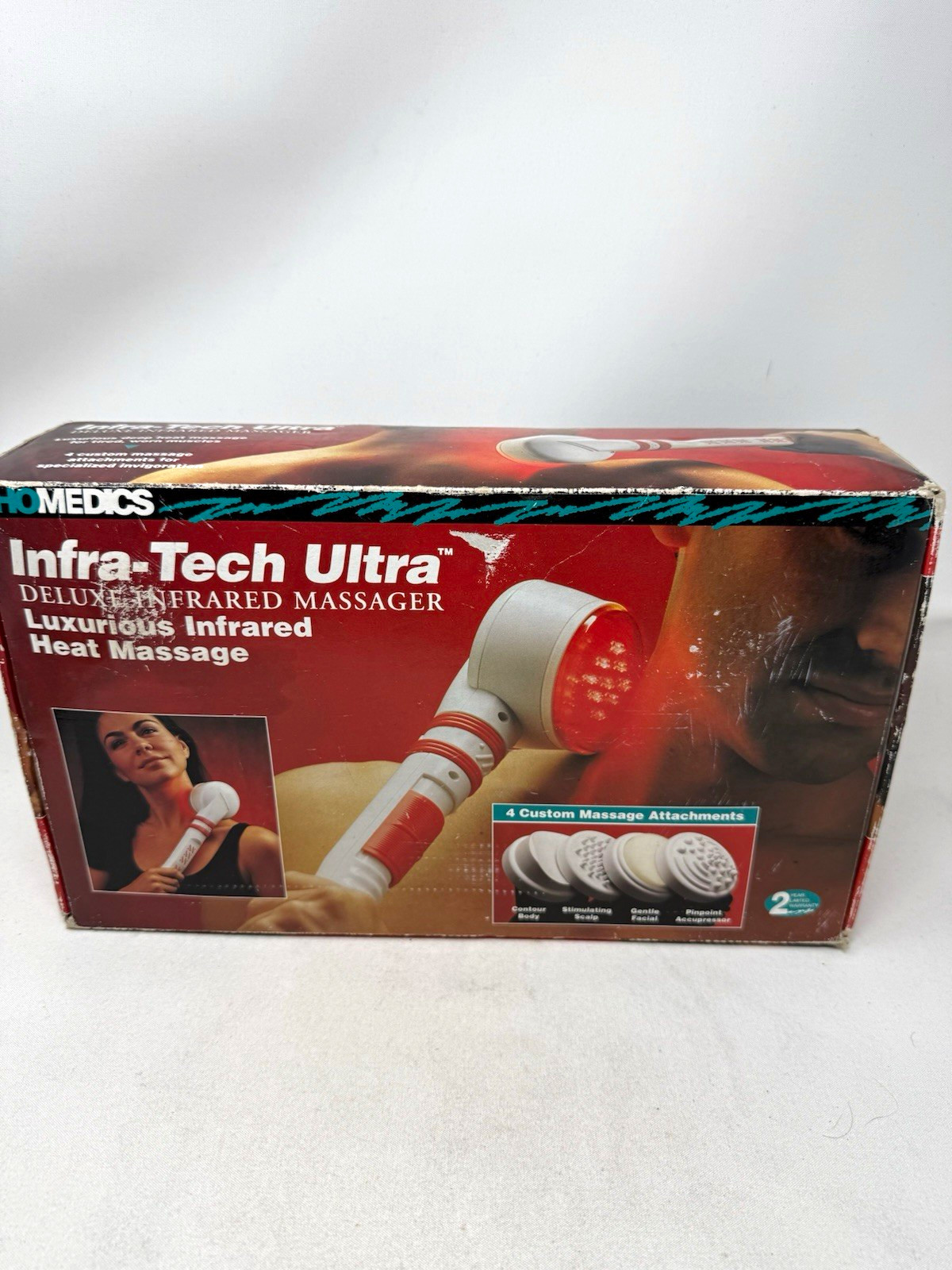 Vintage 1993 Homedics Infra-Tech Ultra QB-60 Deluxe Infrared Massager Box NOS Vintage 1993 Homedics Infra-Tech Ultra QB-60 Deluxe Infrared Massager Box NOS