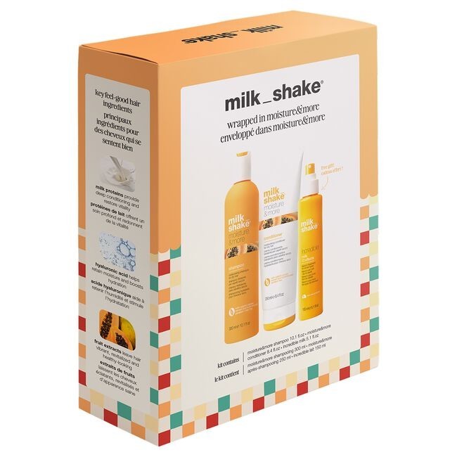 milk_shake Moisture & More Shampoo + Conditioner + Incredible Milk Trio Gift Box