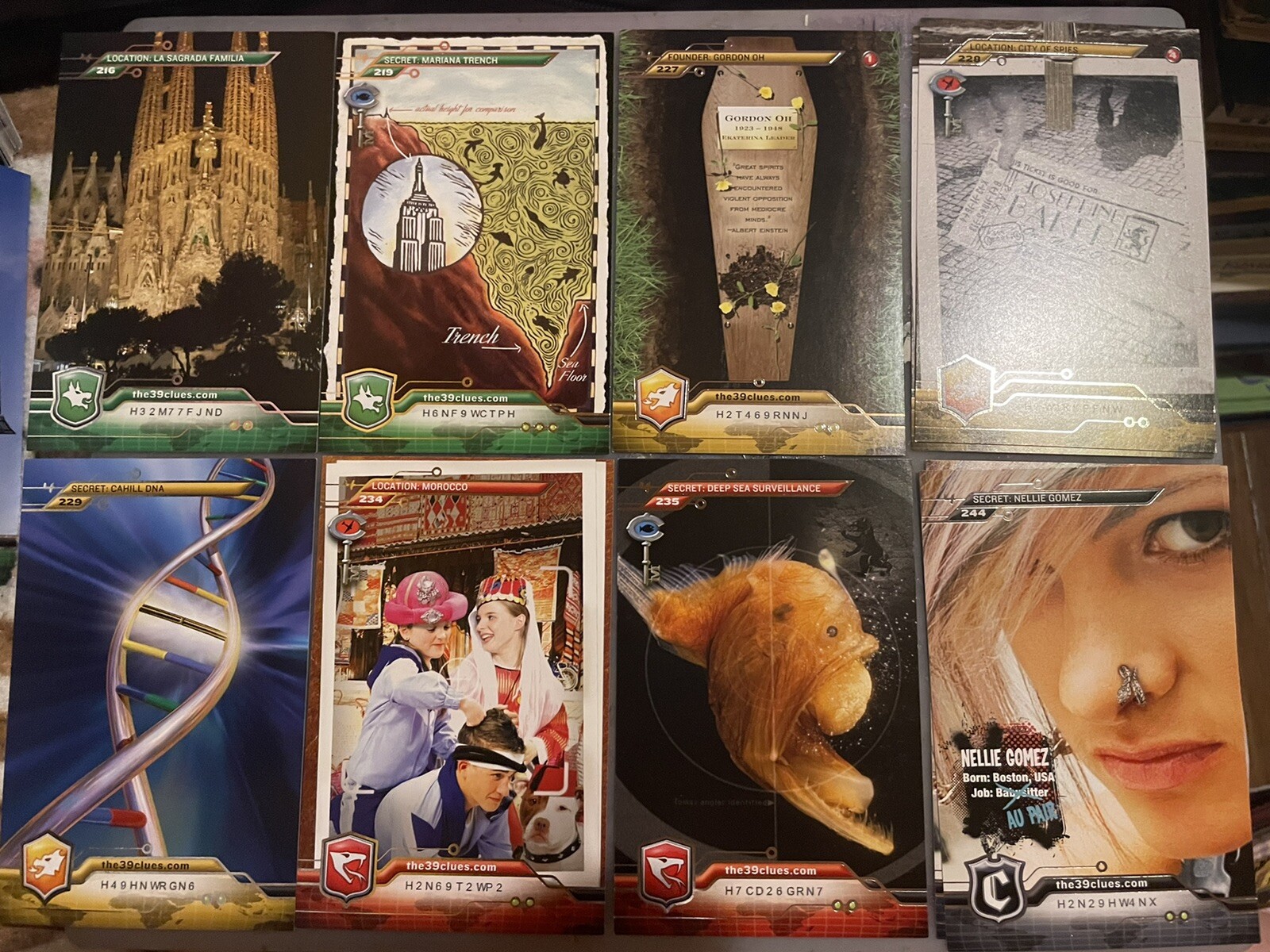 39 Clues Cards from Pack 4 Ultimate Card Pack, You Choose