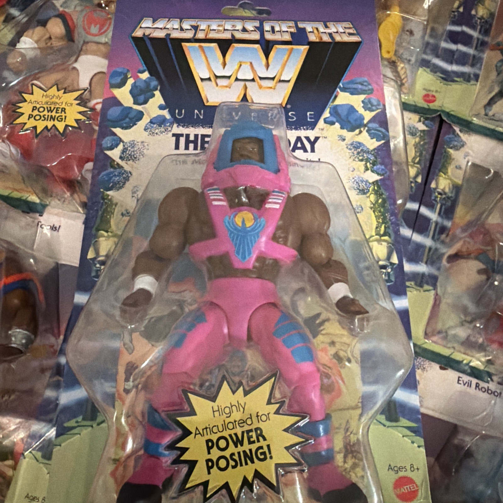 Mattel Masters Of The WWE Universe The New Day Action Figure Big E MOC NEW MOTU
