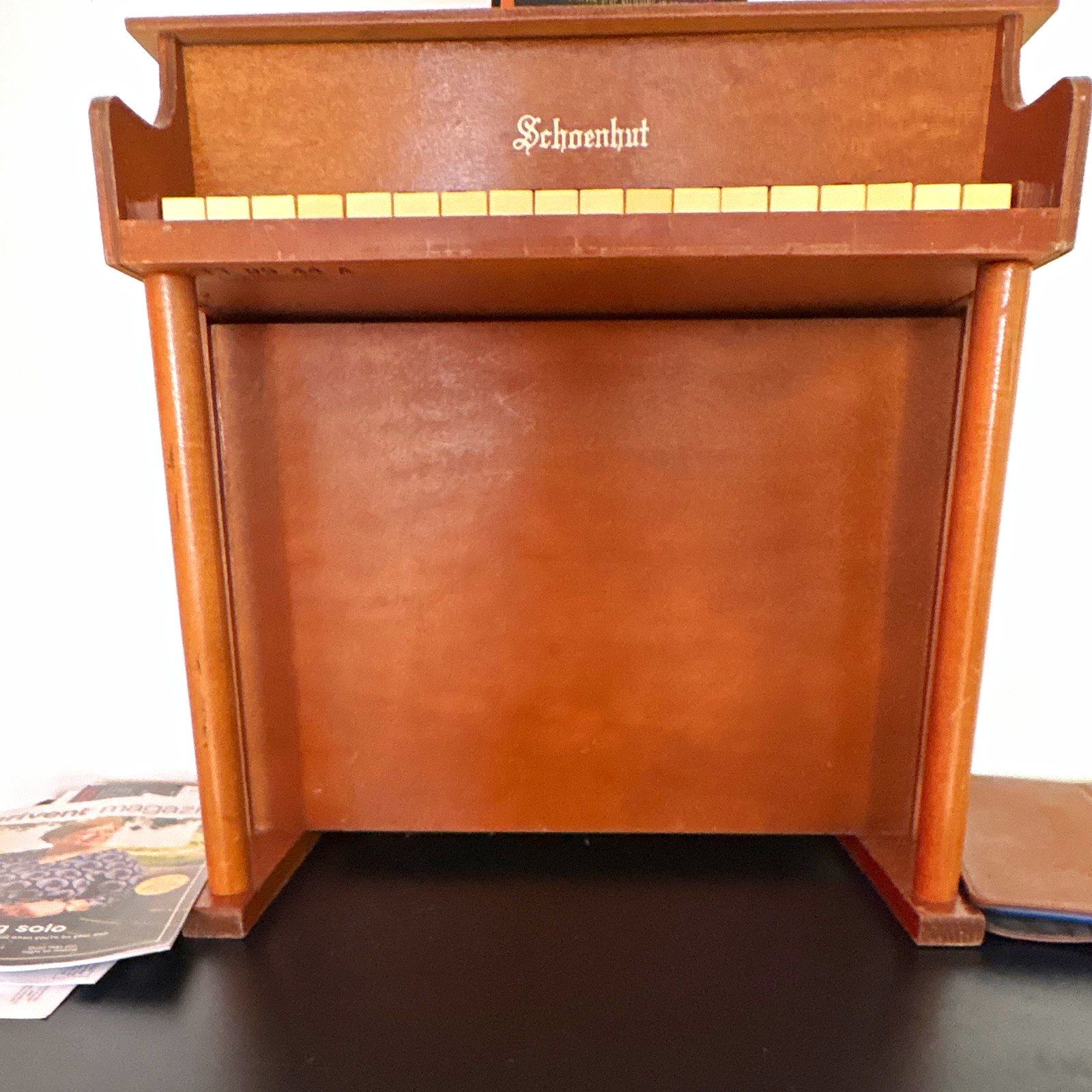 Schoenhut Vintage Wooden Toy Piano Educational Music Art Toy