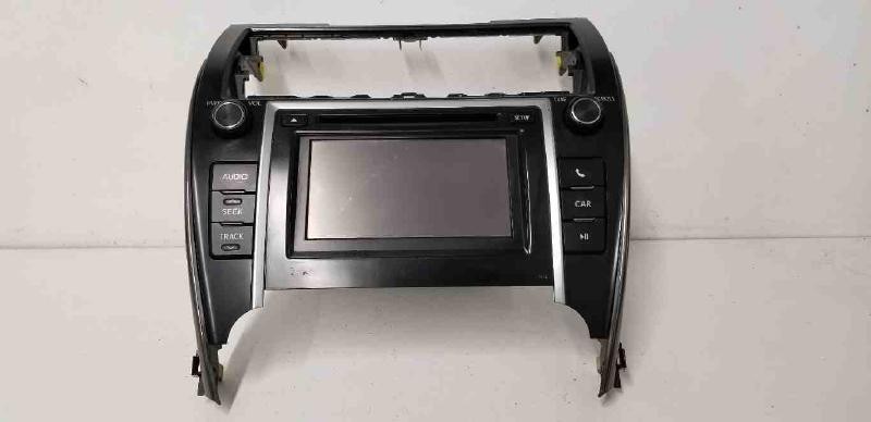 2012 Toyota Camry Am/Fm/Cd Player Radio Receiver with Display Screen Id 57012