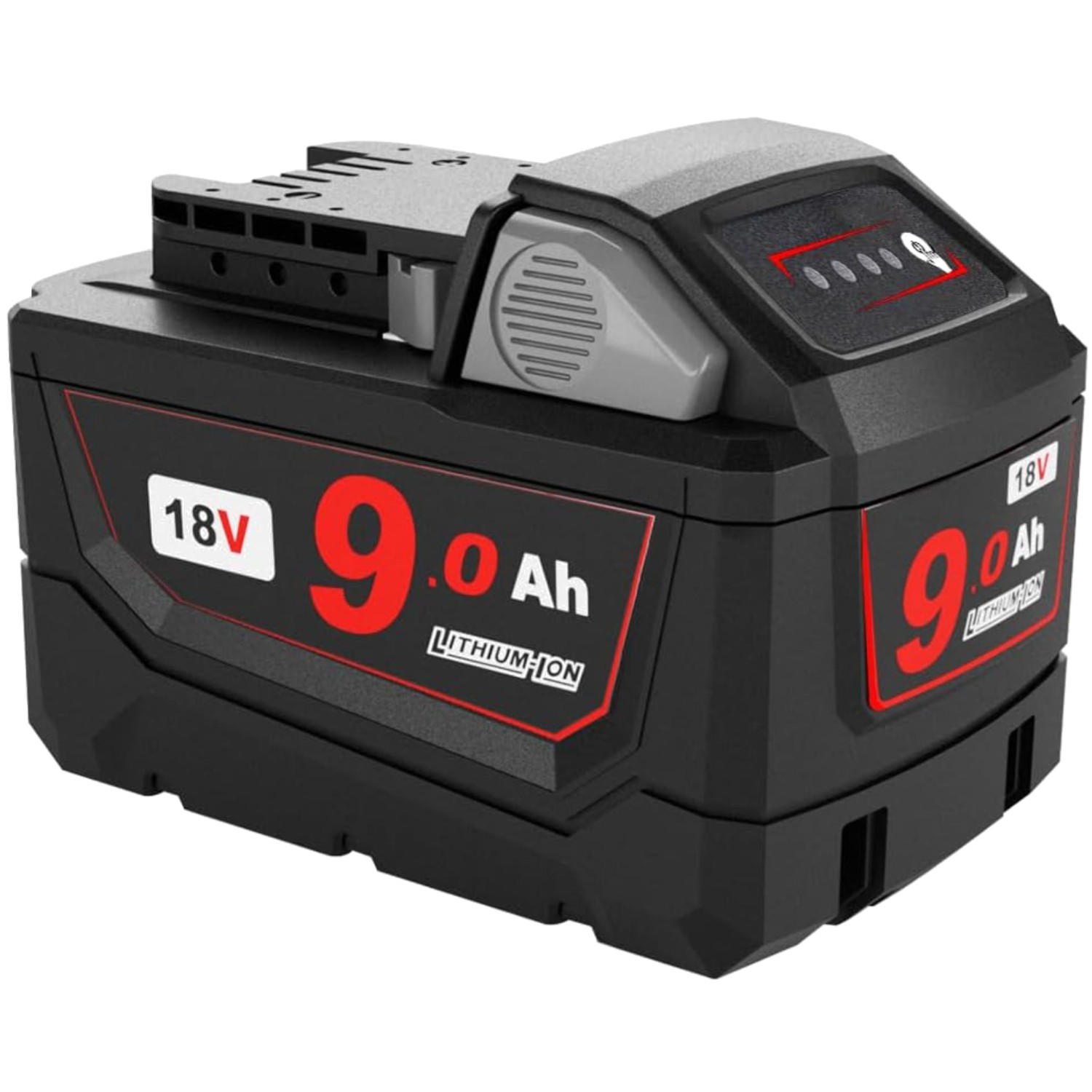 High Capacity 9000mAh Battery for Milwaukee 18V Power Tools