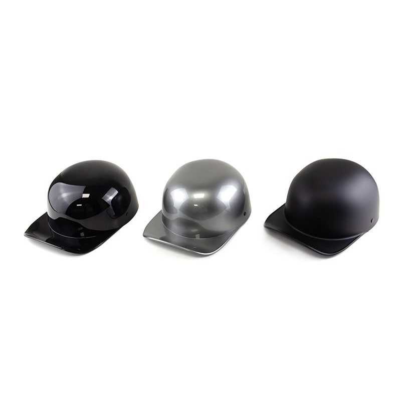 Retro Open Face Motorcycle Helmet Baseball Cap Hat With Mask Solid US