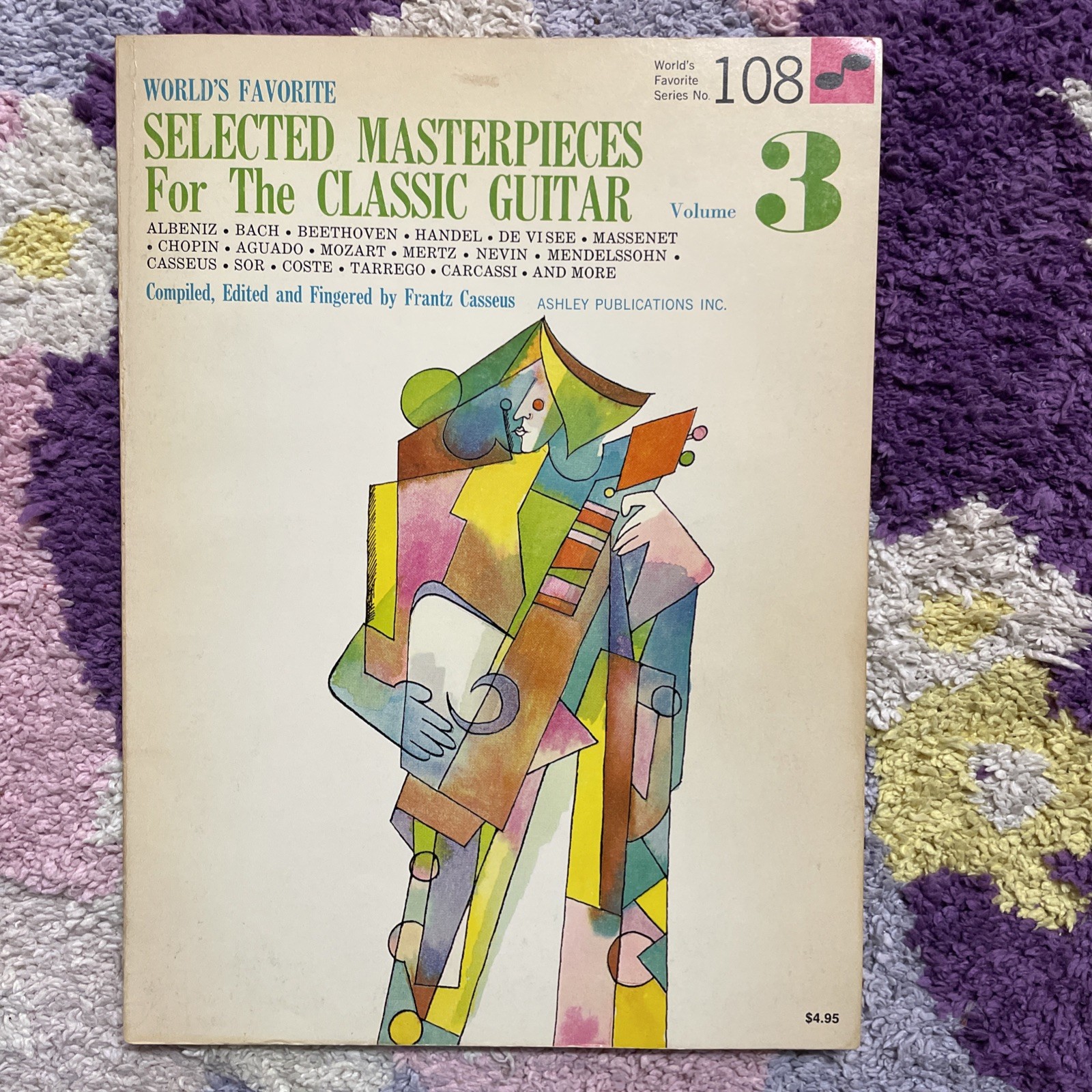 World\'s Favorite Selected Masterpieces Vol 3 Series 108 Vintage Sheet Music G+