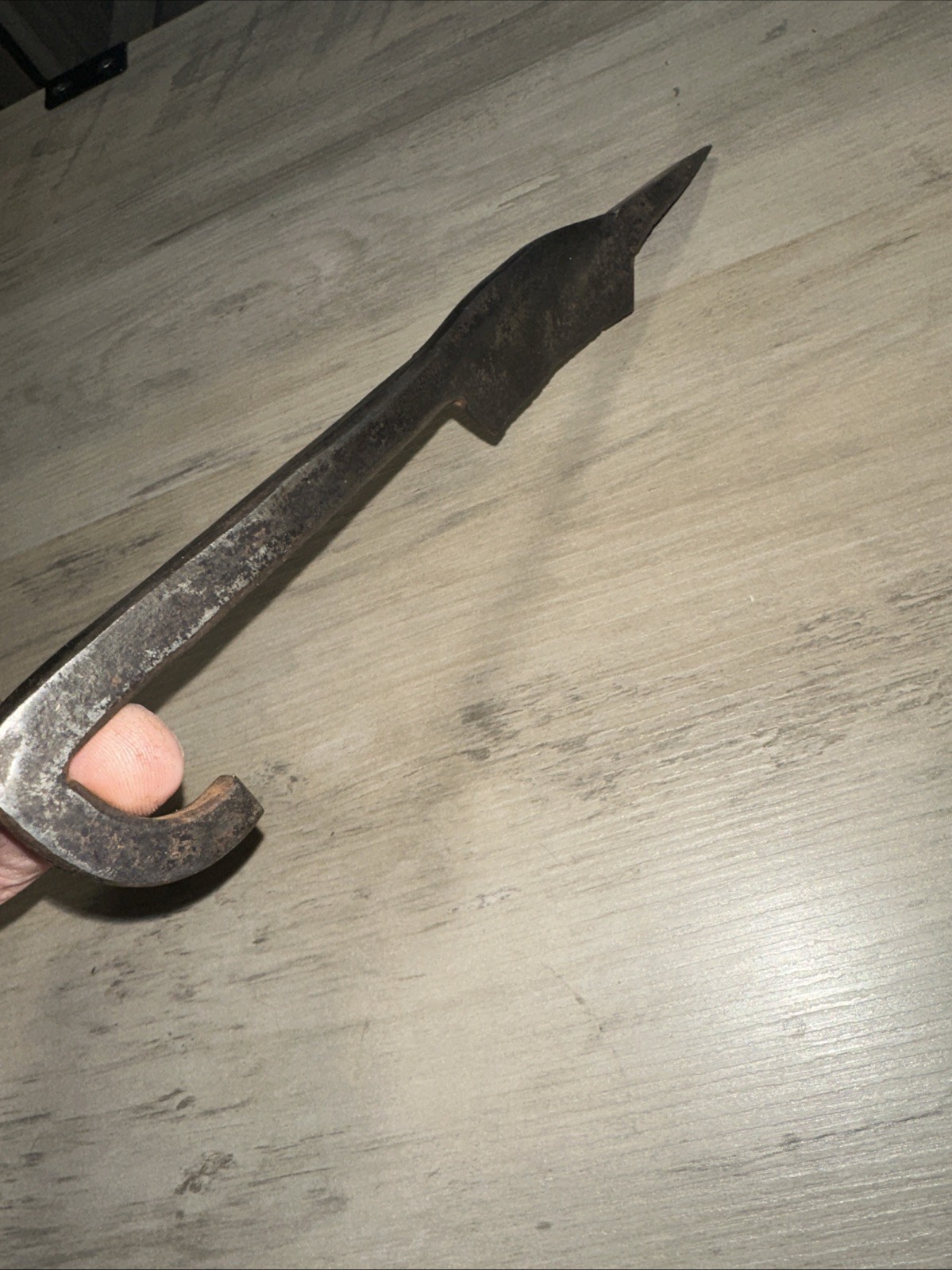 Antique Hand Forged Chopping Knife Primitive Early American Antique Hand Forged Chopping Knife Primitive Early American