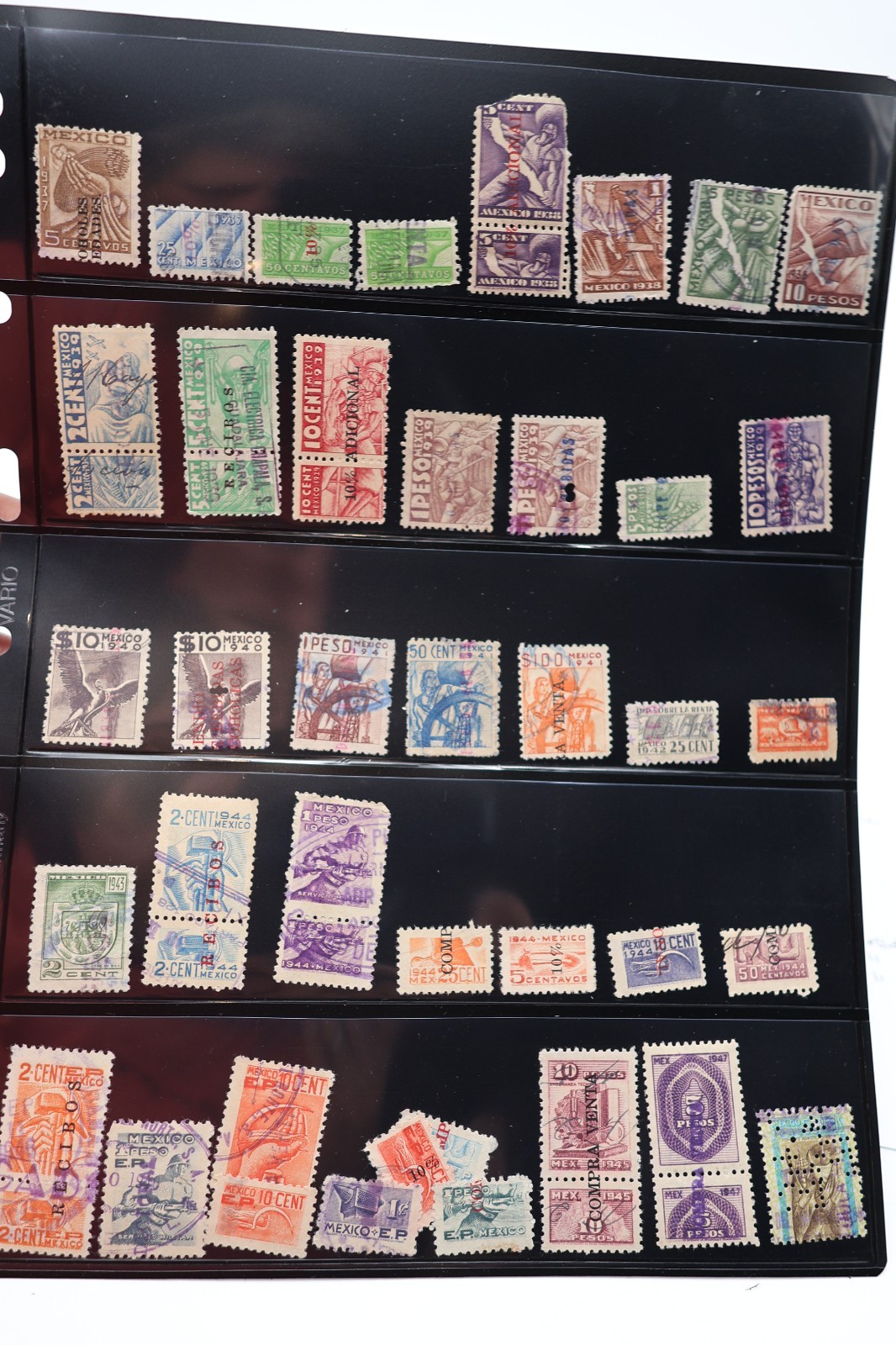 MEXICO REVENUE PAGE LOT R694 830 SEGUNDA BEBIDAS ALL DIFFERENT