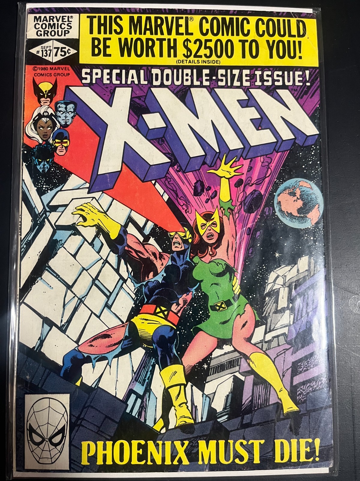 X-MEN # 137,  SEP. 1980, SPECIAL DOUBLE-SIZE ISSUE, NM