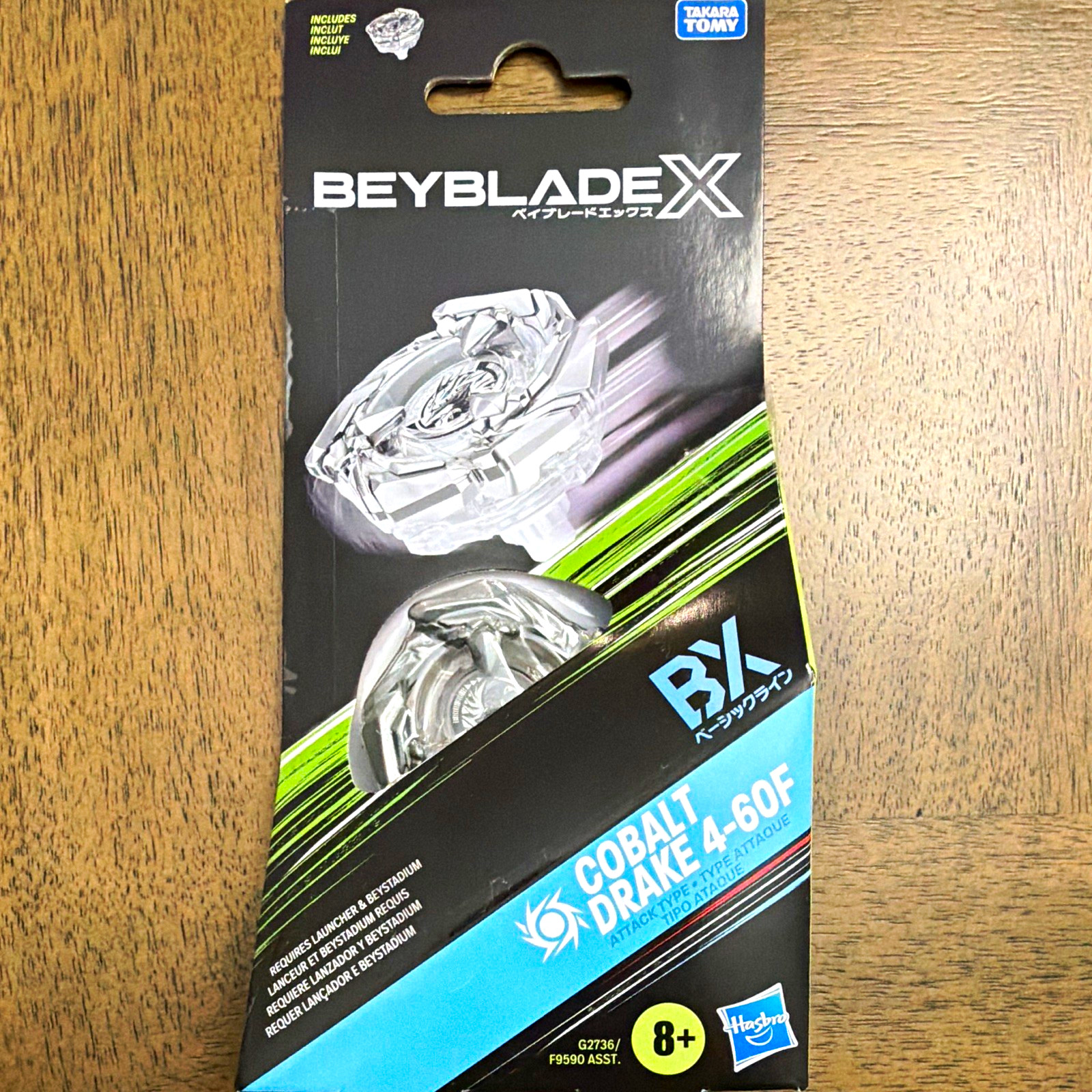 Beyblade X BX-1 Cobalt Drake 4-60F ** BRAND NEW IN HAND*** Beyblade X BX-1 Cobalt Drake 4-60F ** BRAND NEW IN HAND***