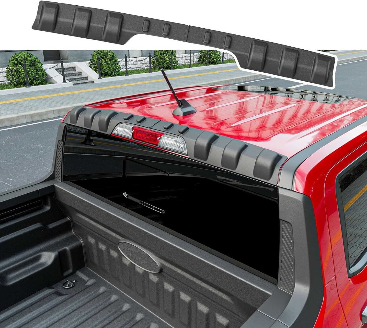 For 2022-2025 Ford Maverick Rear Roof Protector Rear Roof Spoiler For 2022-2025 Ford Maverick Rear Roof Protector Rear Roof Spoiler