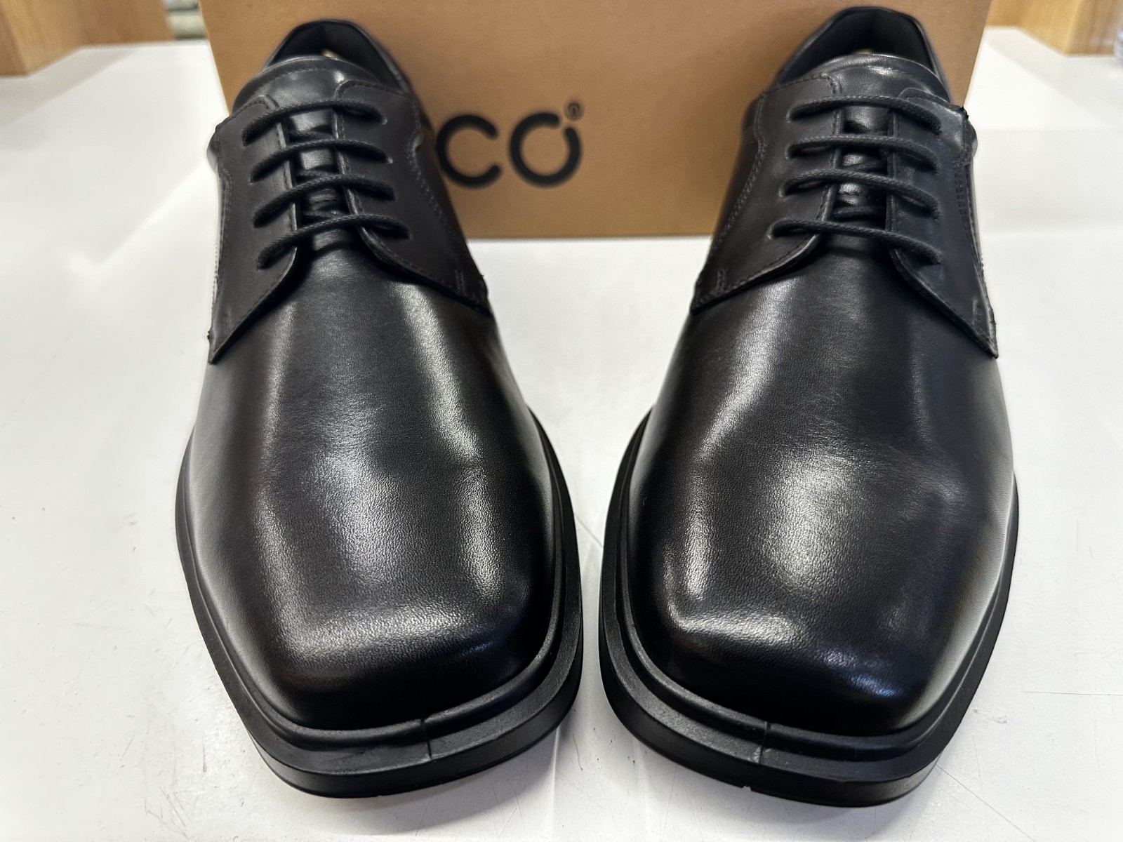 ECCO 500164 01001 Helsinki 2 Men\'s Black Oxford Shoes. EU 45, US 11-11.5 - New ECCO 500164 01001 Helsinki 2 Men\'s Black Oxford Shoes. EU 45, US 11-11.5 - New