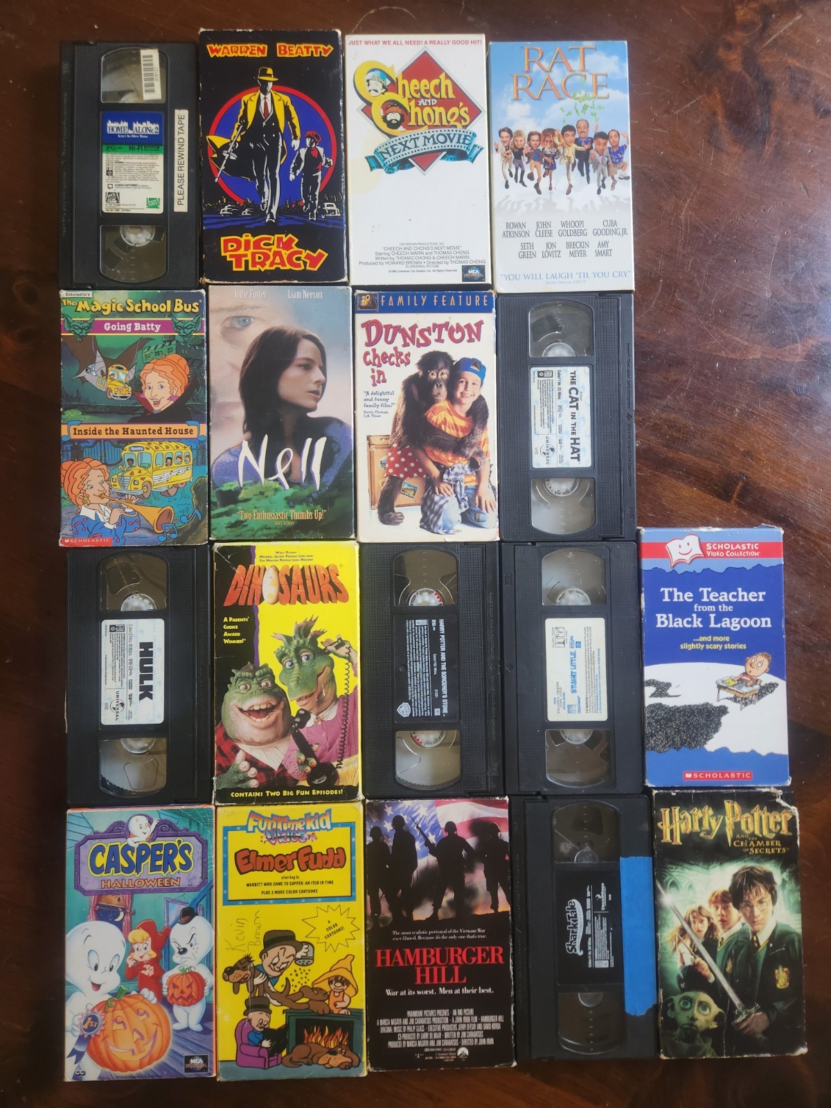 Lot of VHS Tapes Mixed Genre\'s:  Family, Kids, Comedy, Vintage, Harry Potter