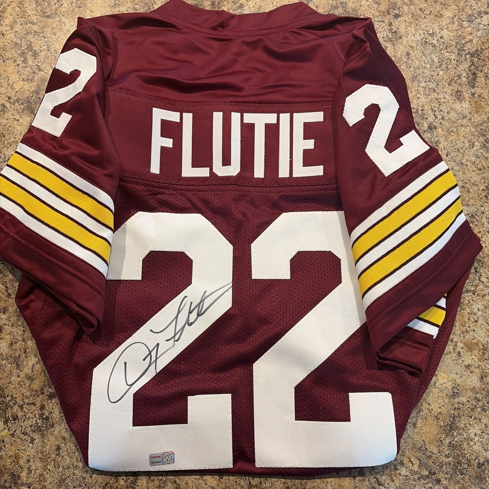 Doug Flute Autographed Boston College Jersey Tristar Certified COA