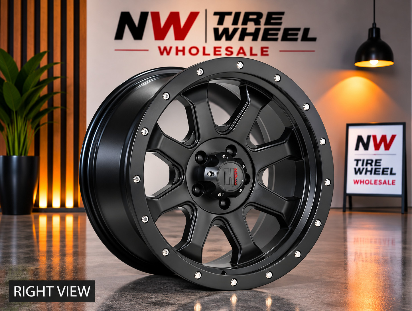 20 INCH HAVOK H105 20X10 MATTE BLACK WHEELS ONLY NO TIRES 5x127 JEEP WRANGLER JK