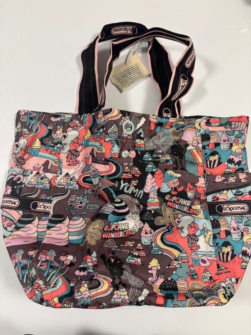 LeSportsac Artist Collaboration Large Tote Bag Colorful Sweets Print
