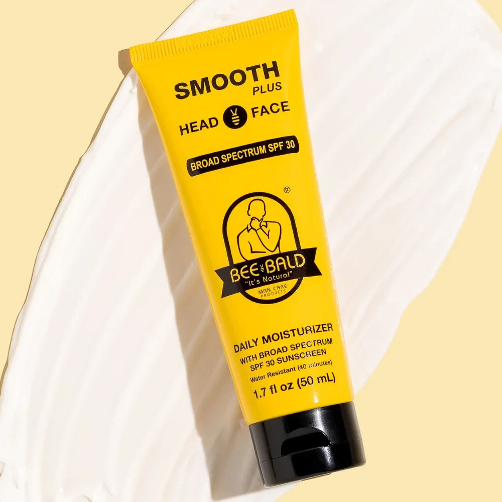 NEW Bee Bald Smooth Plus Daily Moisturizer With Spf 30 Sunscreen, 1.7 Oz; 1 Pack NEW Bee Bald Smooth Plus Daily Moisturizer With Spf 30 Sunscreen, 1.7 Oz; 1 Pack