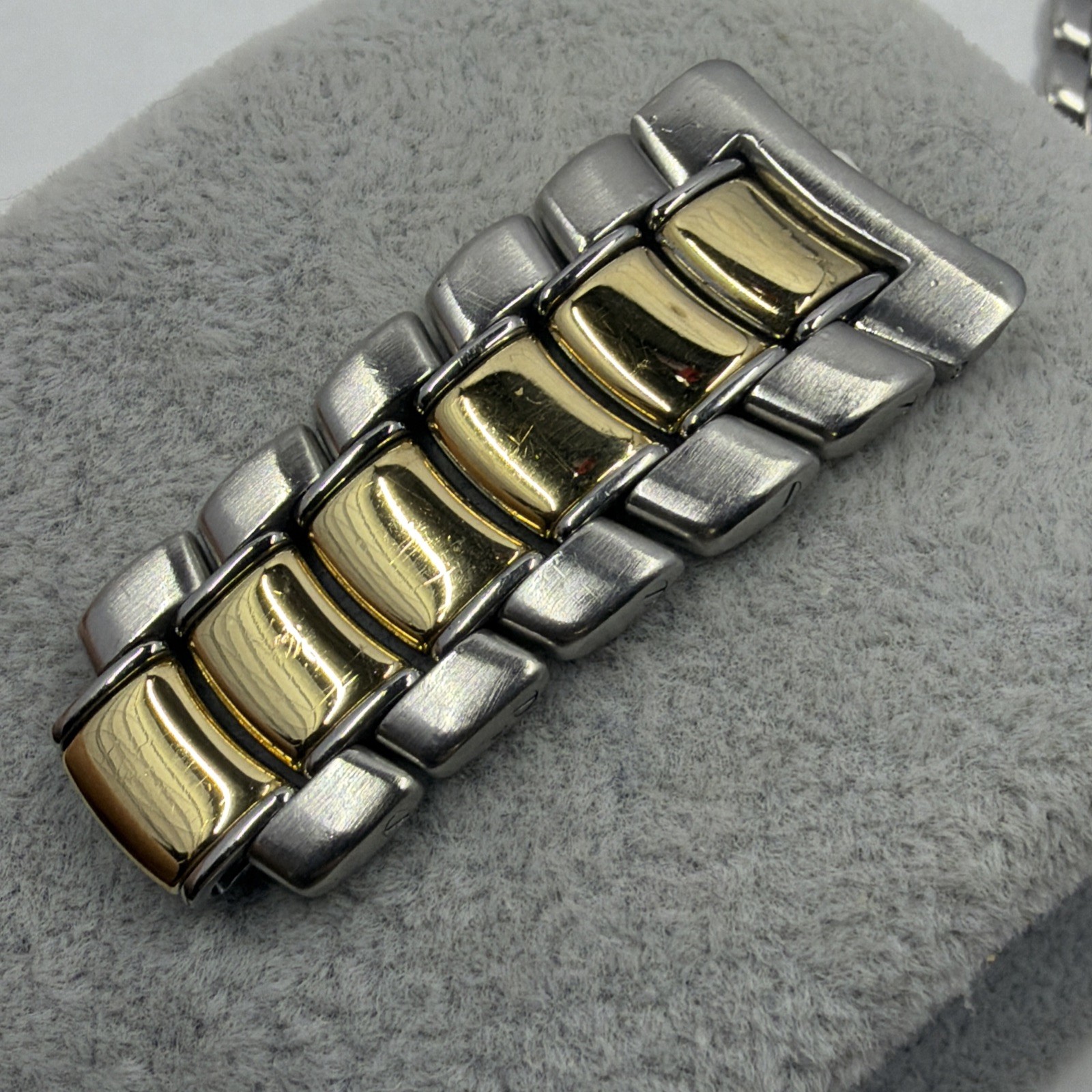 Men\'s EBEL 911 BRACELET End 5 LINK SECTION 18K gold cap S.S. Ref 1187916 16.7MM