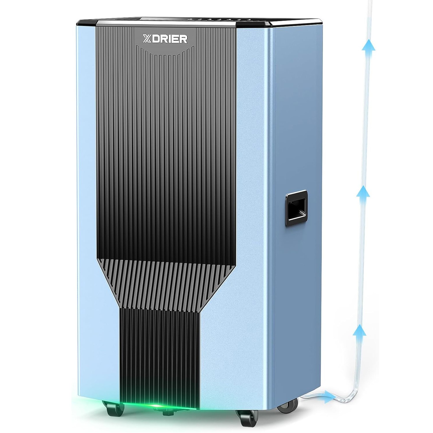 XDRIER MAX260P 198PPD Dehumidifier w/Pump,Built-in Ionizer,Child Lock 2600sq.ft