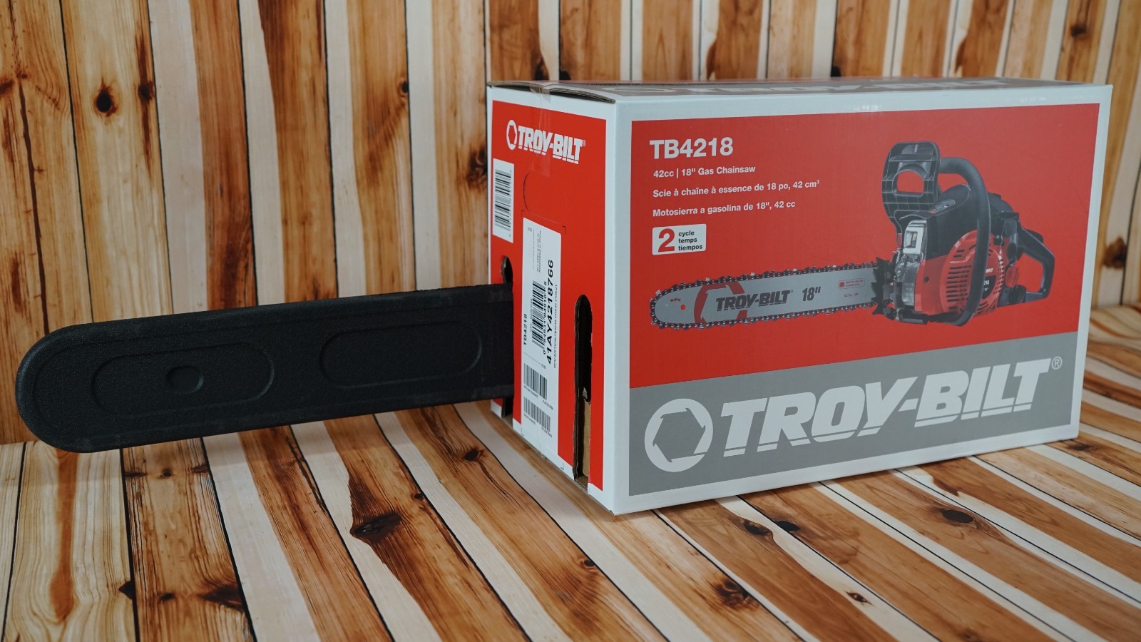 Troy-Bilt 41AY4218766 42cc 18 in. Low Kickback 2-Cycle Gas Chainsaw New