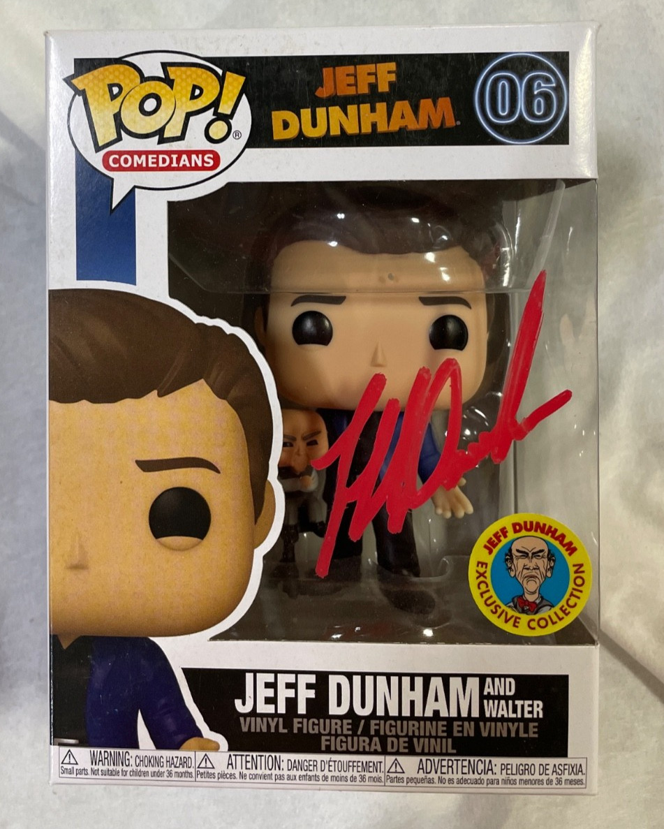 Jeff Dunham Autograhed Funko Pop w/Walter -EXCLUSIVE COLLECTION- Jeff Dunham Autograhed Funko Pop w/Walter -EXCLUSIVE COLLECTION-