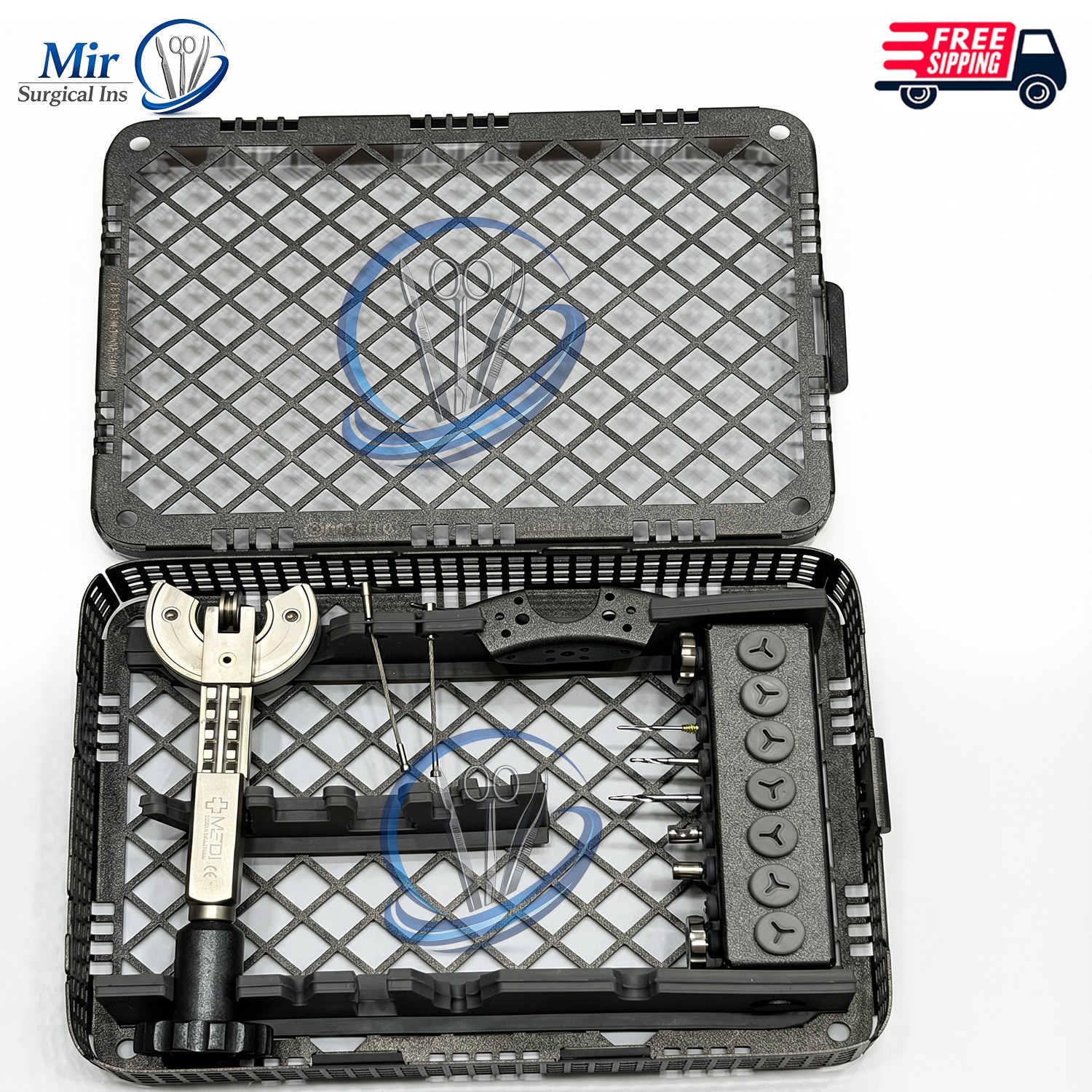 BENEX II Tooth Extraction System Complete Dental Surgical Kit Black High Quality