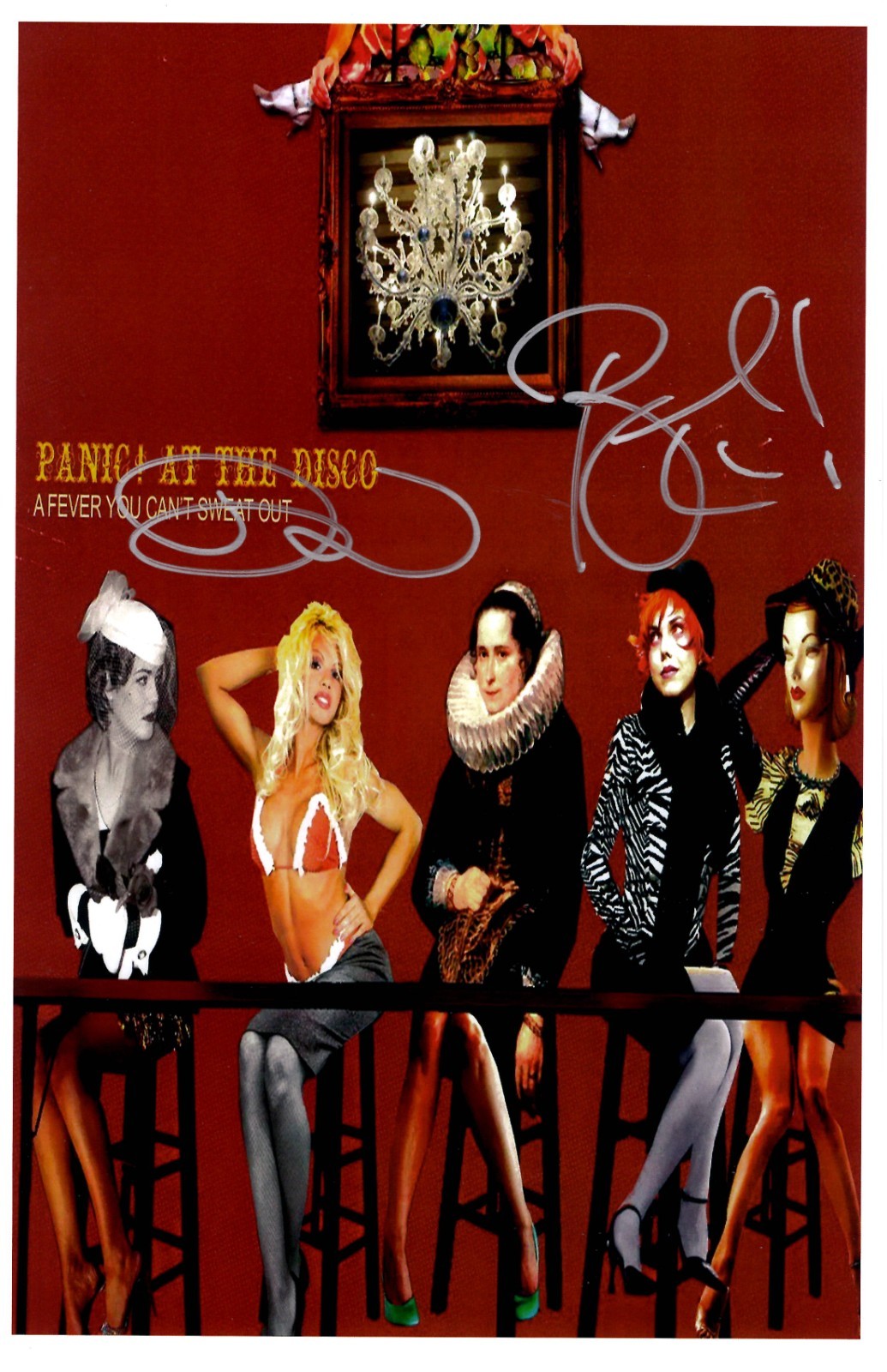 Panic At The Disco – A FEVER YOU CAN’T SWEAT OUT Signed Poster 11x17 Brendon Ur