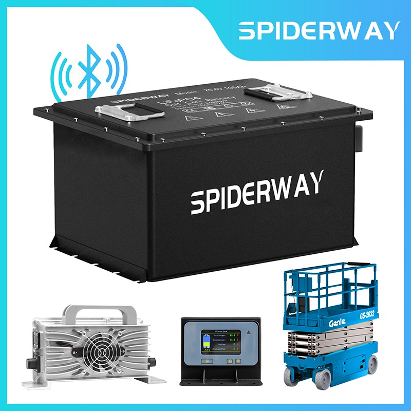 25.6V/24V 105Ah Lithium Battery Fit Genie GS1530 GS1930 2642 2632 Scissor Lift 25.6V/24V 105Ah Lithium Battery Fit Genie GS1530 GS1930 2642 2632 Scissor Lift