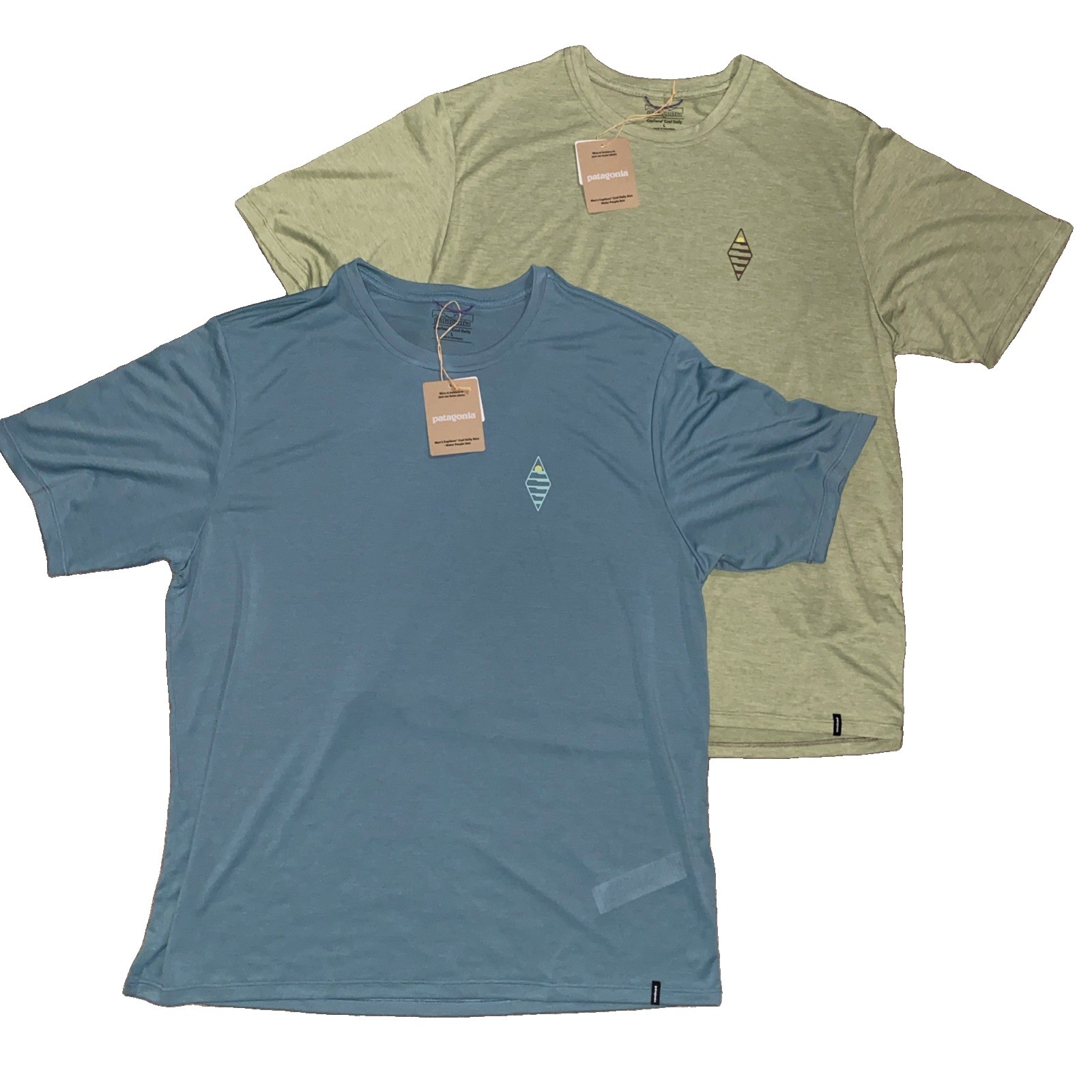 NWT Patagonia Capilene Cool Daily t-shirts, set of 2, men’s large NWT Patagonia Capilene Cool Daily t-shirts, set of 2, men’s large