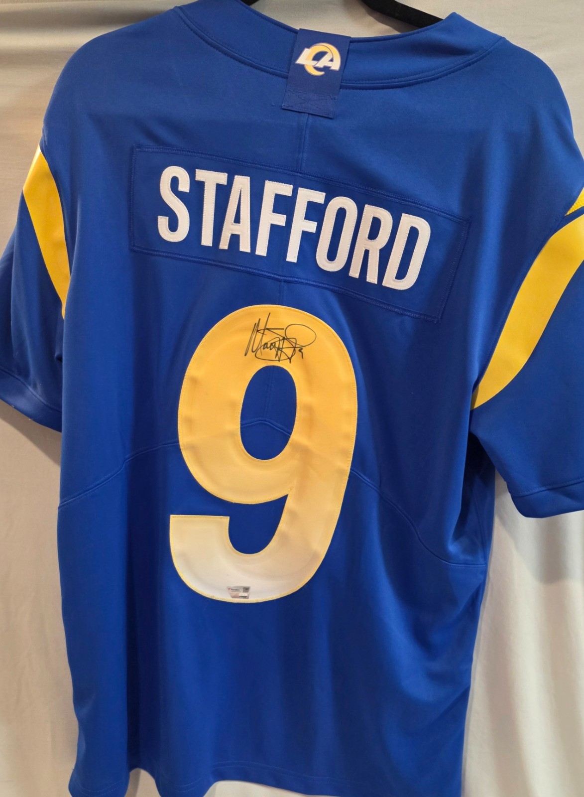 Fanatics Authentic Matthew Stafford Autograph Home Blue Large L.A. Rams Jersey Fanatics Authentic Matthew Stafford Autograph Home Blue Large L.A. Rams Jersey