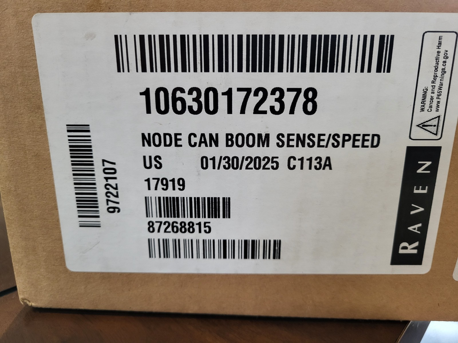 Case/case I.H. Node can boom sense/speed 87268815 Case/case I.H. Node can boom sense/speed 87268815