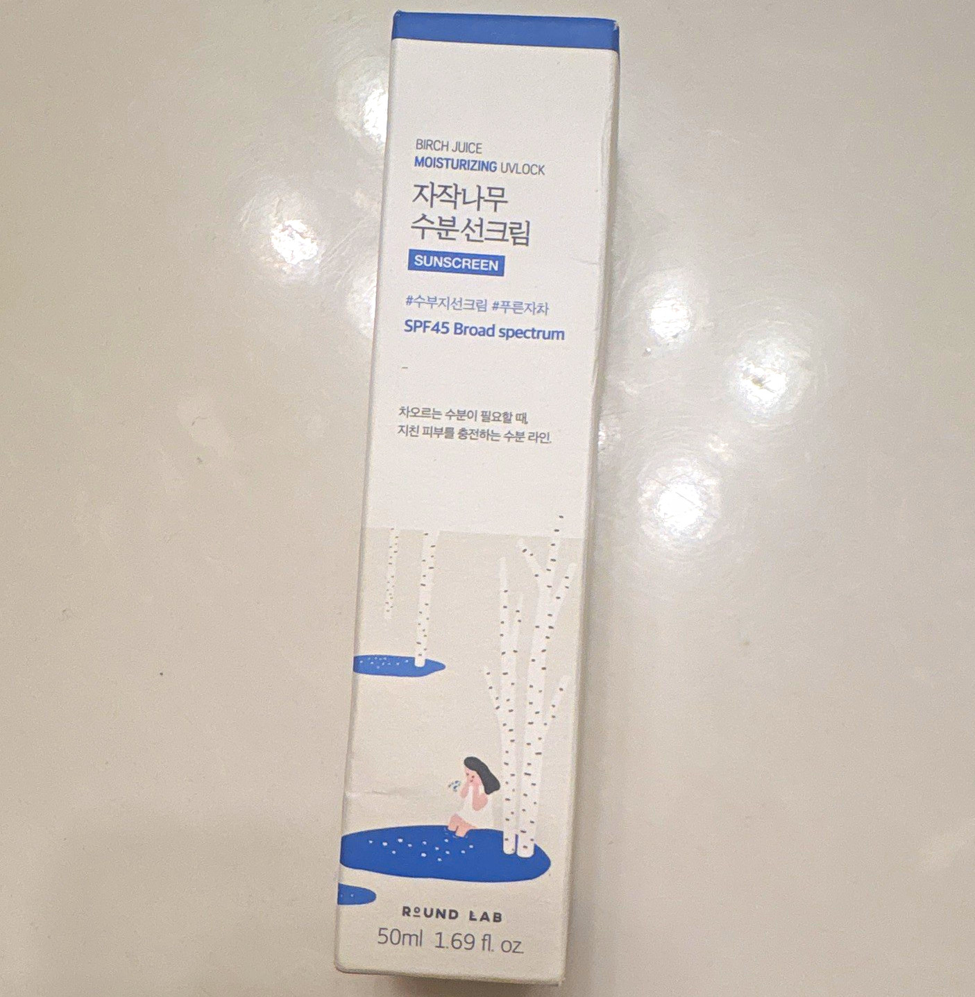 2 ROUND LAB Birch Juice UVLock Sunscreen SPF 45 Broad Spectrum Face Cream 1.69 2 ROUND LAB Birch Juice UVLock Sunscreen SPF 45 Broad Spectrum Face Cream 1.69