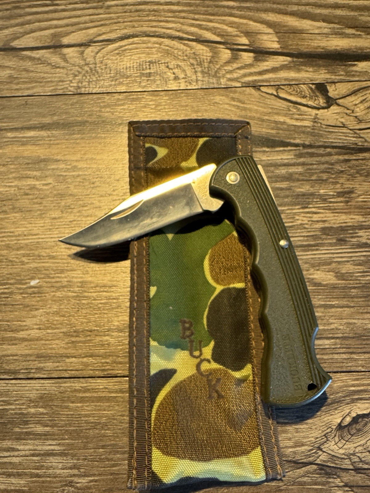 VINTAGE BUCK BUCKLITE 422 OD KNIFE New No Box VINTAGE BUCK BUCKLITE 422 OD KNIFE New No Box