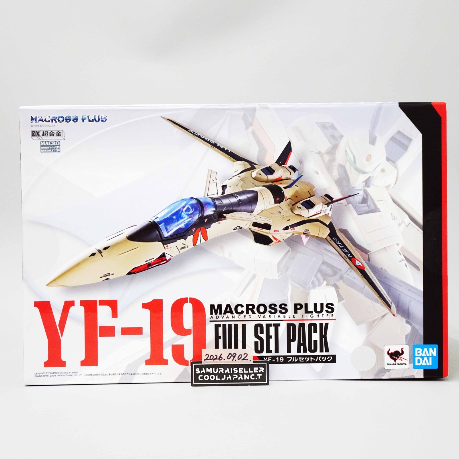 Bandai DX Chogokin Macross Plus YF-19 Full Set Pack ACtion Figure Japan NEW
