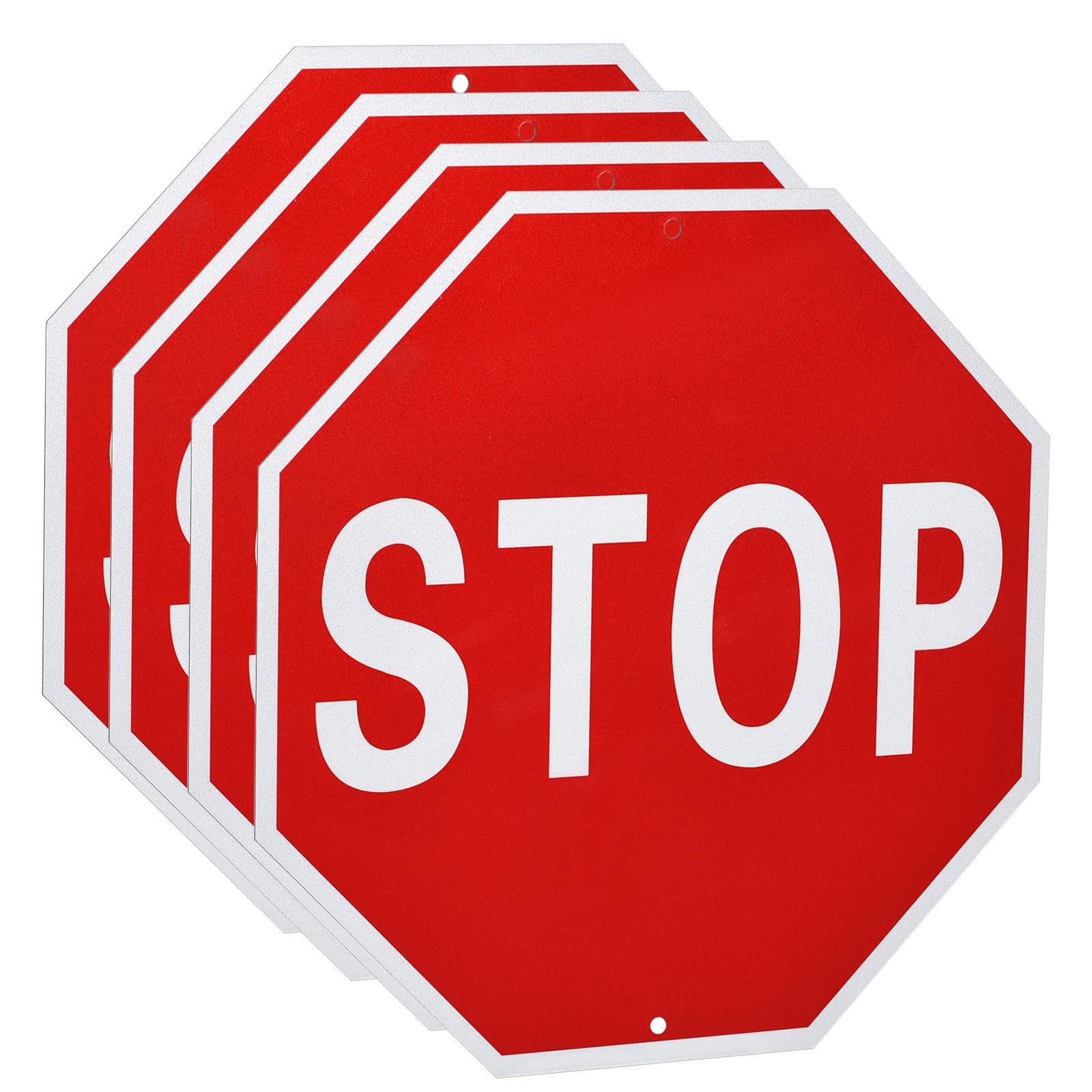 MECCANIXITY 4pcs Stop Sign 18\ MECCANIXITY 4pcs Stop Sign 18\