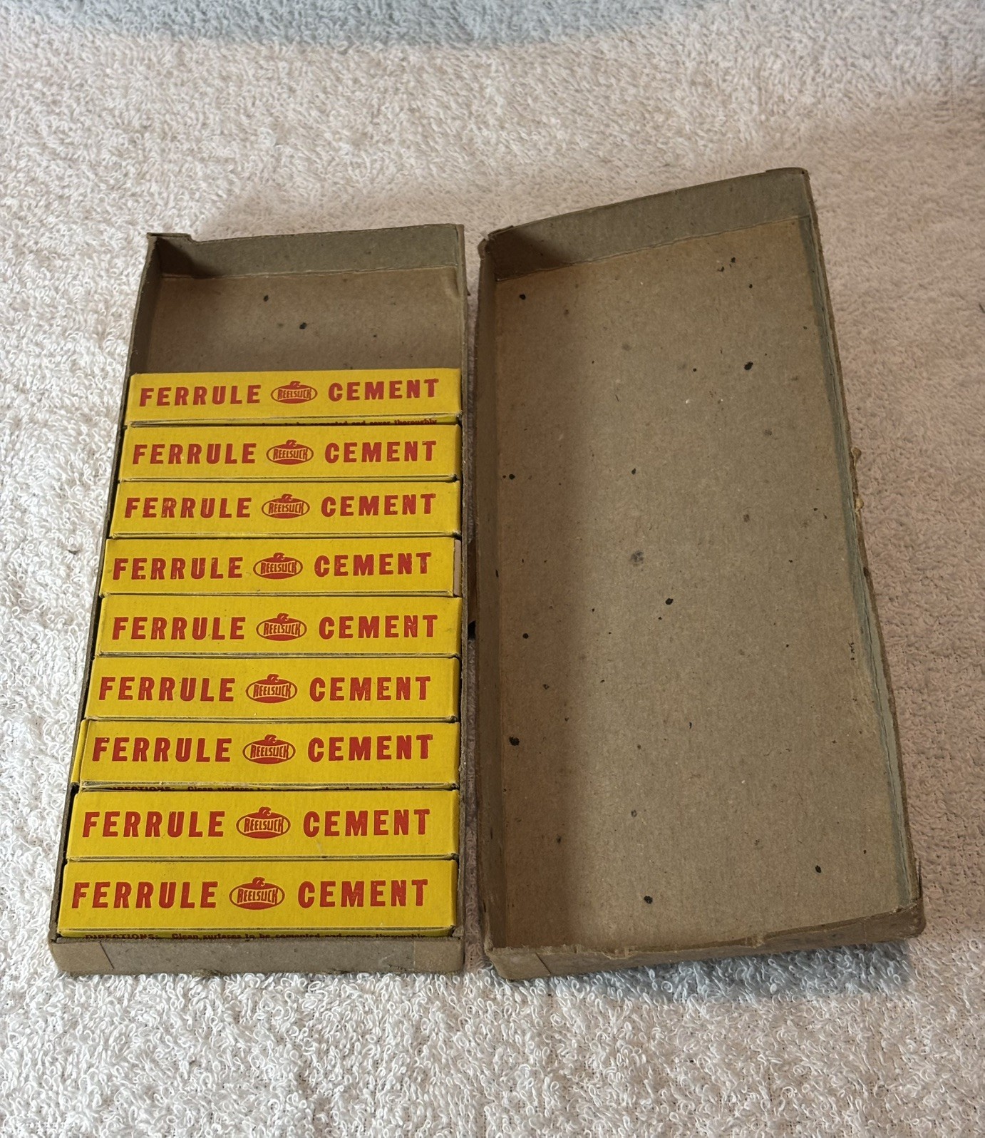 Vintage ReelSlick Ferrule Fishing Pole Heat Activated Cement New Old Stock