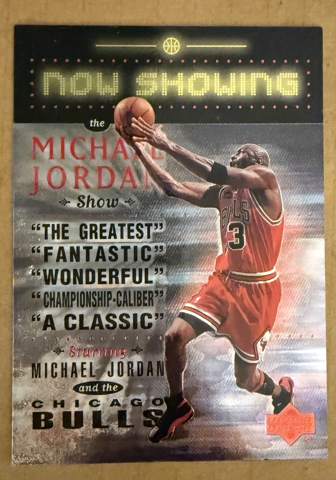 1999-00 Upper Deck - Now Showing Michael Jordan #NS30 1999-00 Upper Deck - Now Showing Michael Jordan #NS30