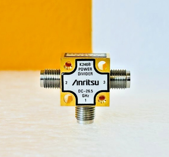 Anritsu K240B DC to 26.5GHz Type K (F-F-F) Precision 2-Way Power Divider Tested