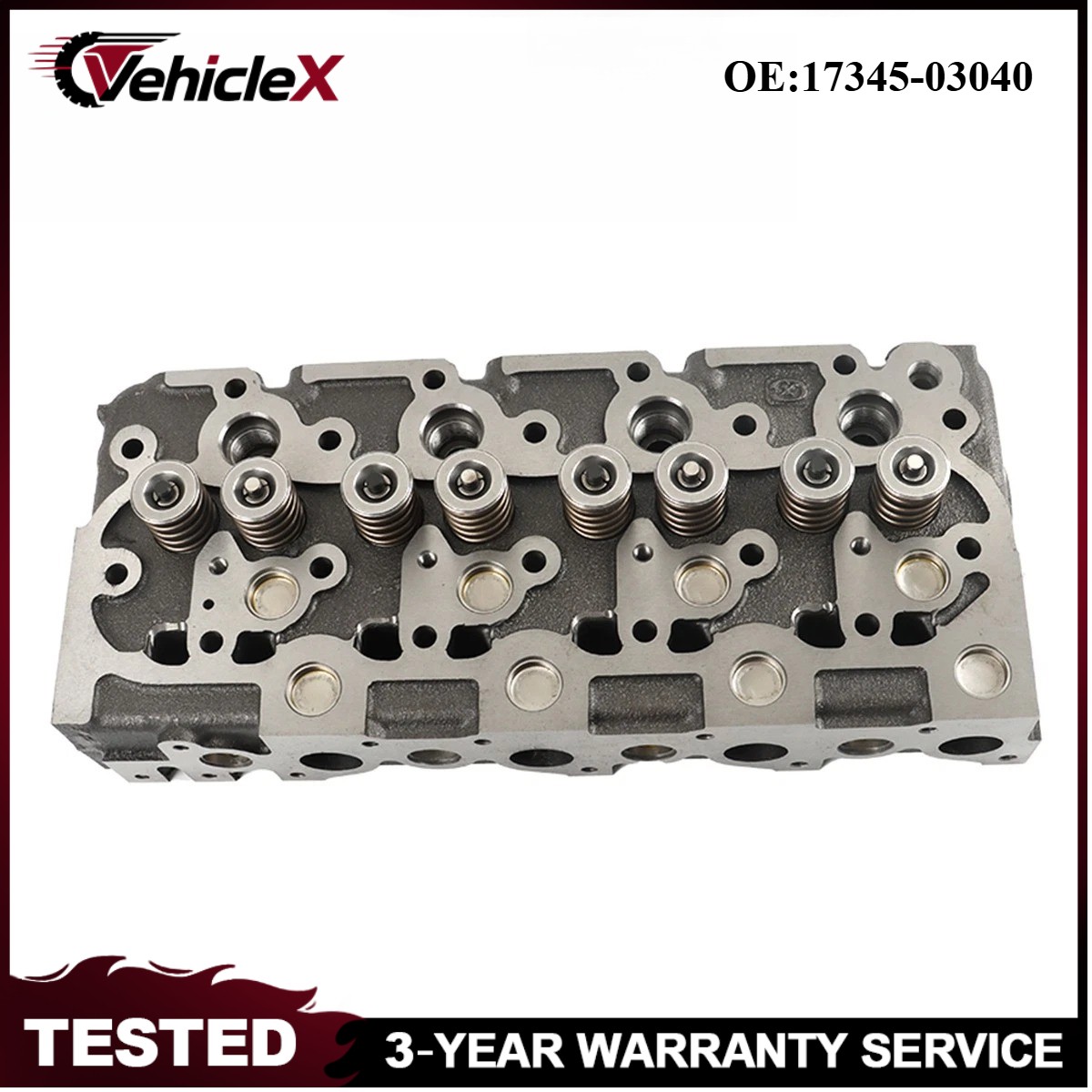 V1903 Complete Cylinder Head 17345-03040 For Kubota V1903 V1903-B V1903E Engine