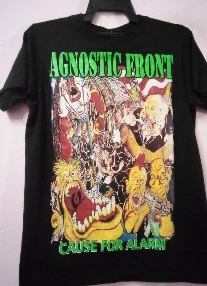 Hot Rare Agnostic Front Band Music For Fans Black Unisex Shirt S to 5XL