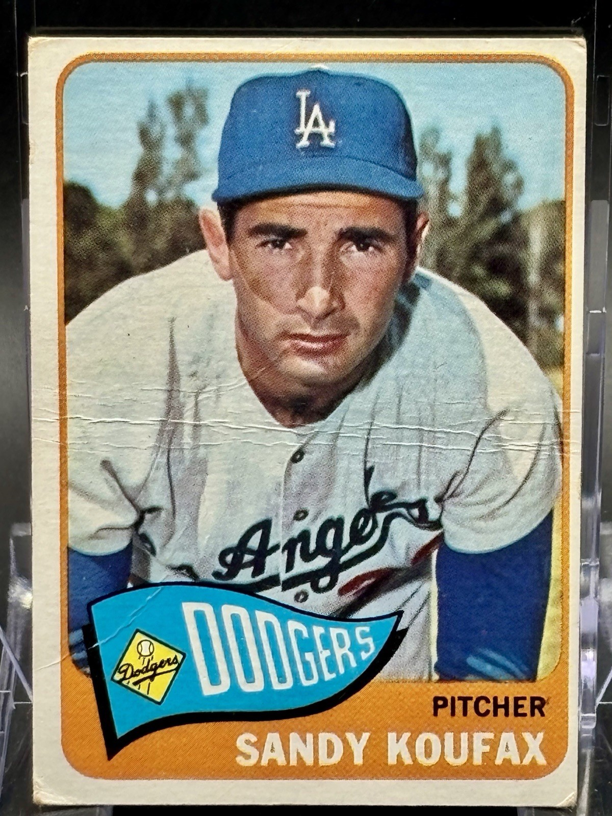 1965 Topps #300 Sandy Koufax Los Angeles Dodgers Hall of Fame Vintage Card