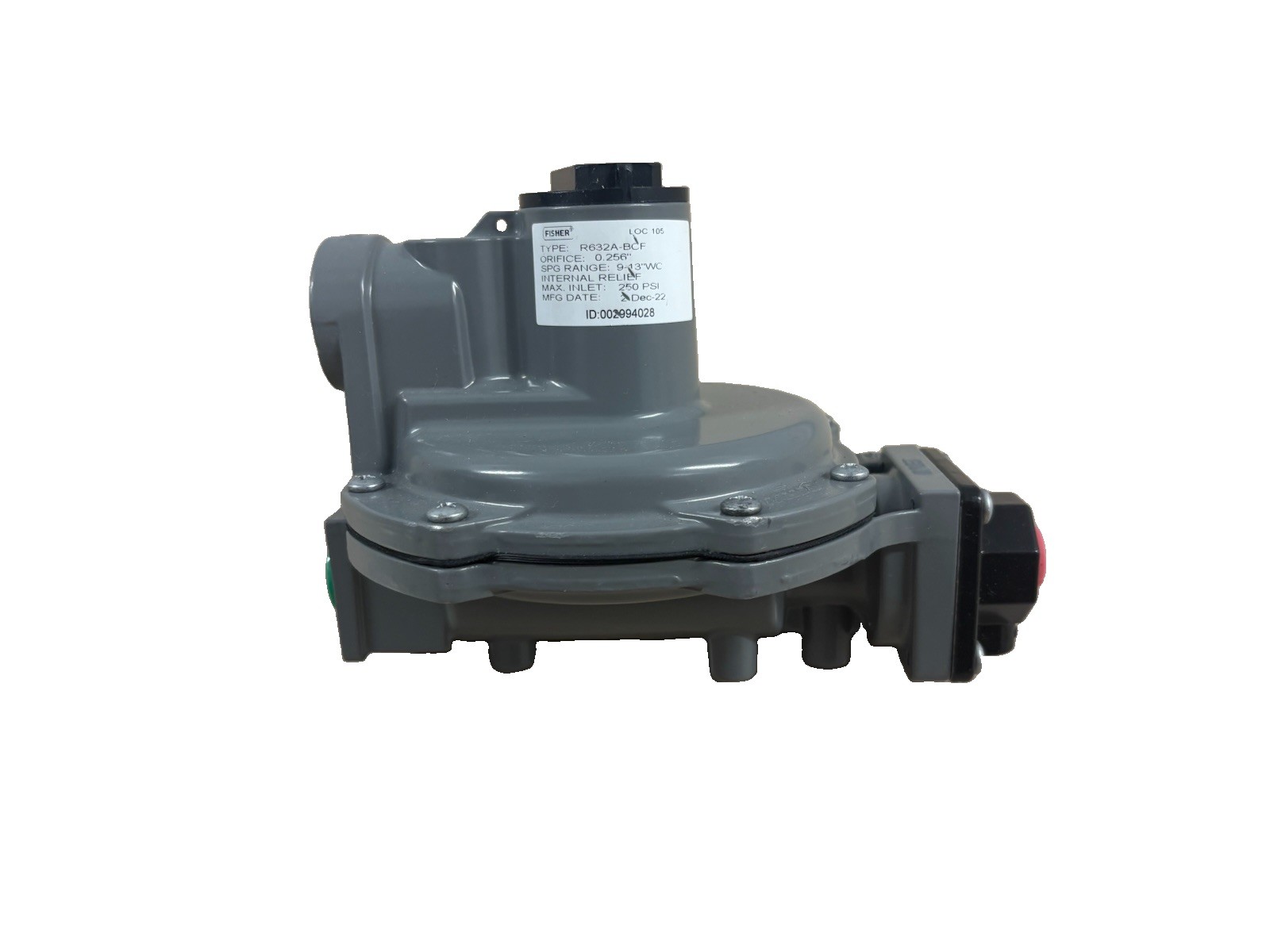 Emerson-Fisher LP-Gas Equipment R632A-BCF Integral 2-Stage Regulator 9-13