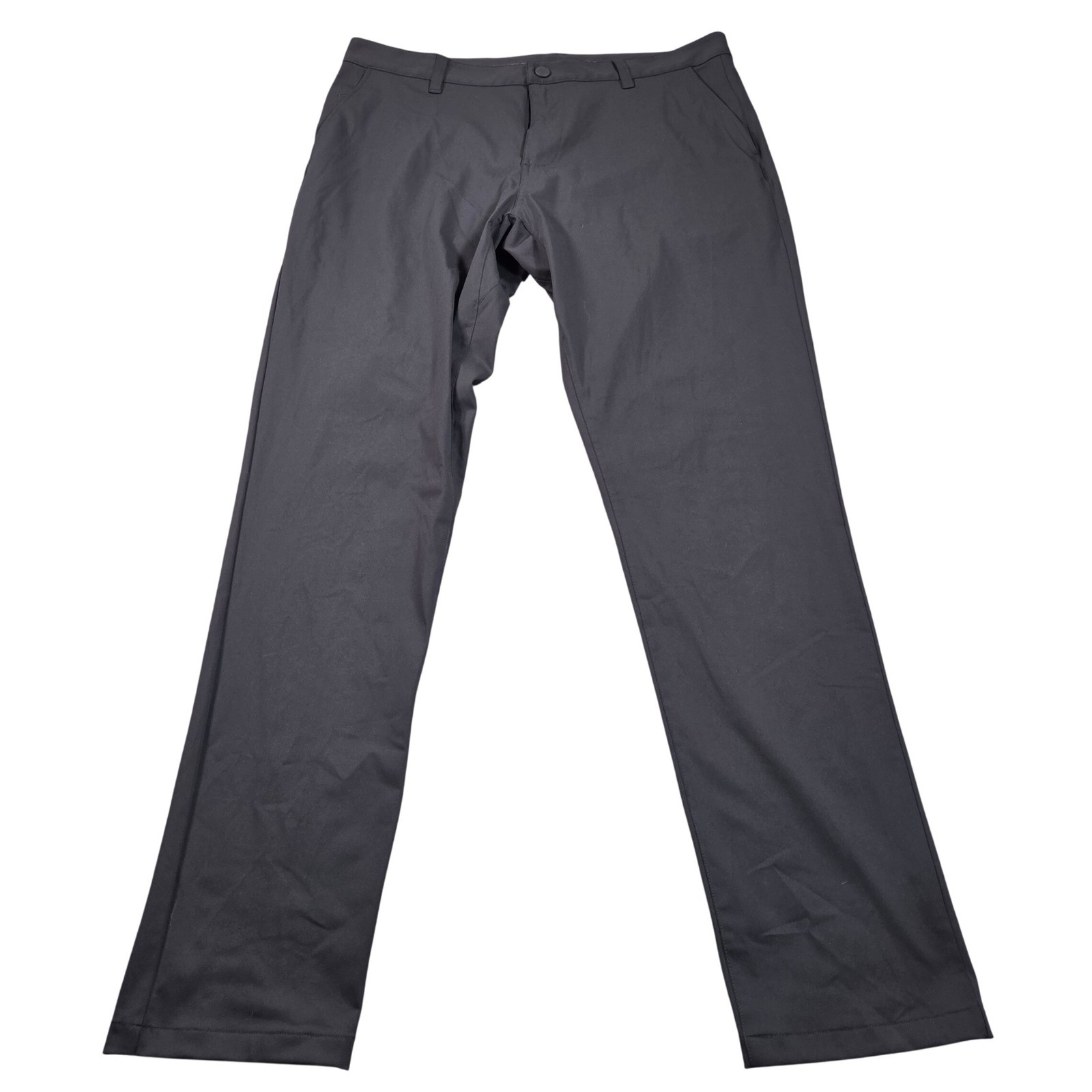 Rhone Commuter Pants Mens 35 Black Stretch Technical Trousers Style 100036 FA22
