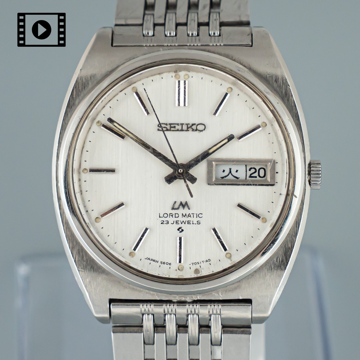 Seiko Lord Matic LM 5606-7050 Kanji Automatic Men Watch [US Stock] Vintage 1969