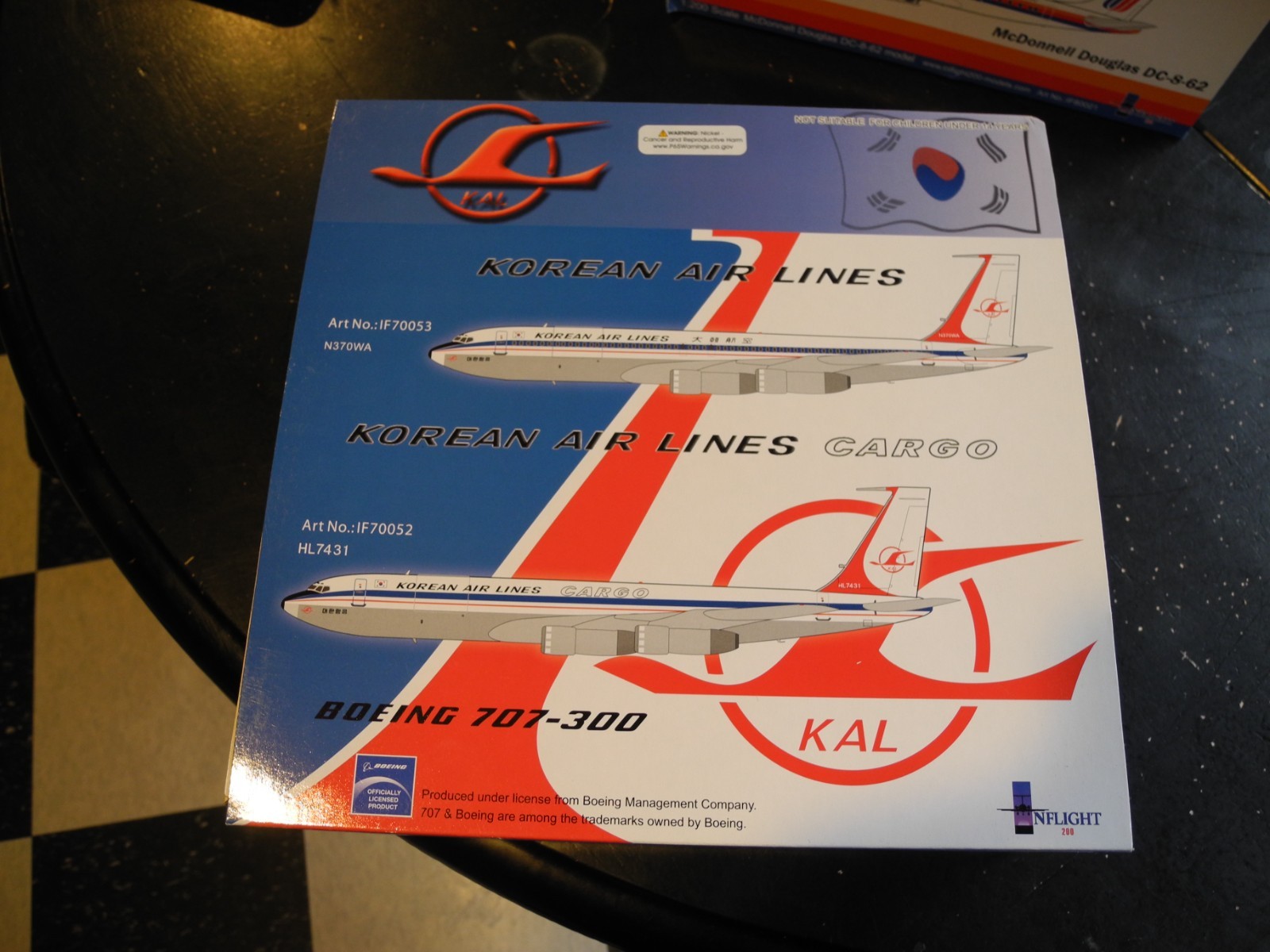 Collector Find, Inflight 1 200 BOEING 707 KOREAN AIR, 1st ED, ONLY 180 PRODUCED