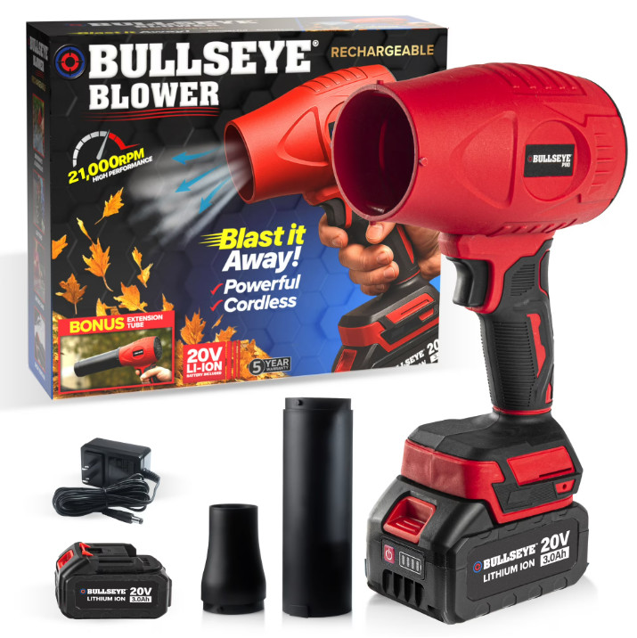  Rechargeable Cordless Leaf Dust Air Blaster 21,000 RPM with 20V