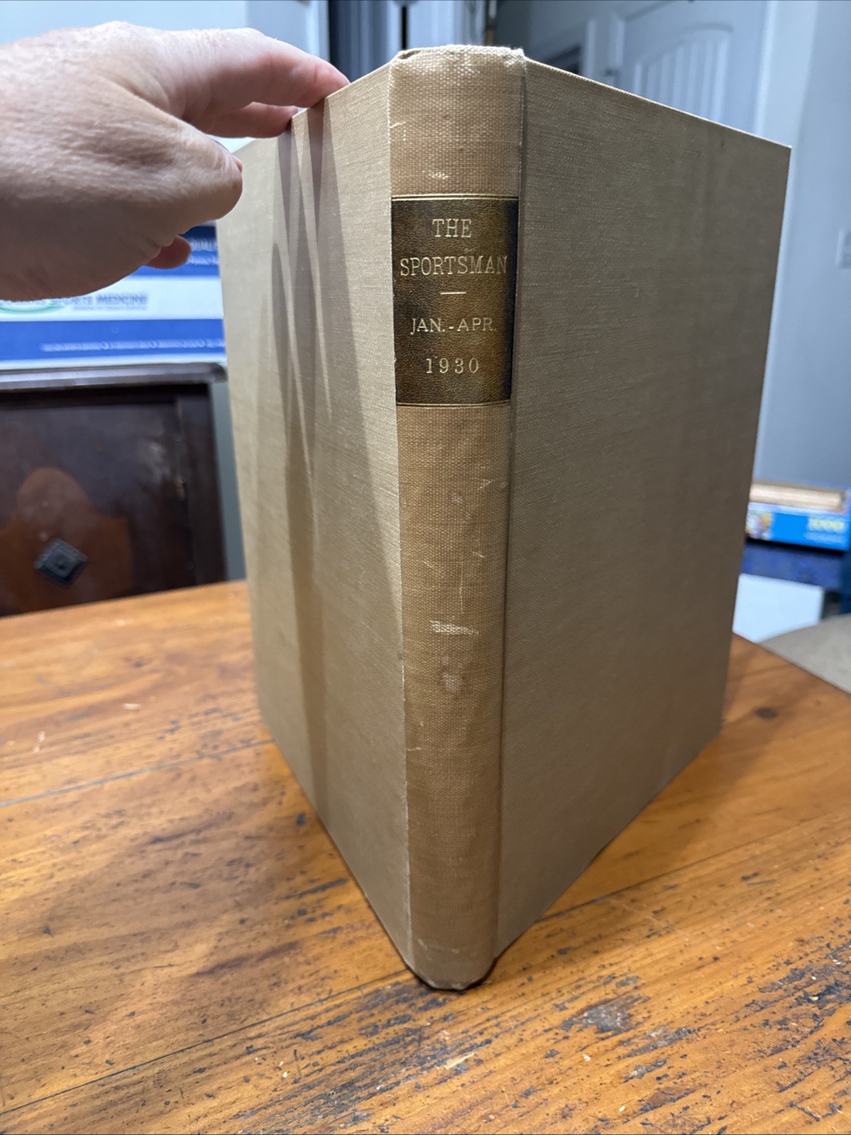 THE SPORTSMAN Magazine Complete Bound Volume VII 1930 Jan- Apr. 4 Issues NICE