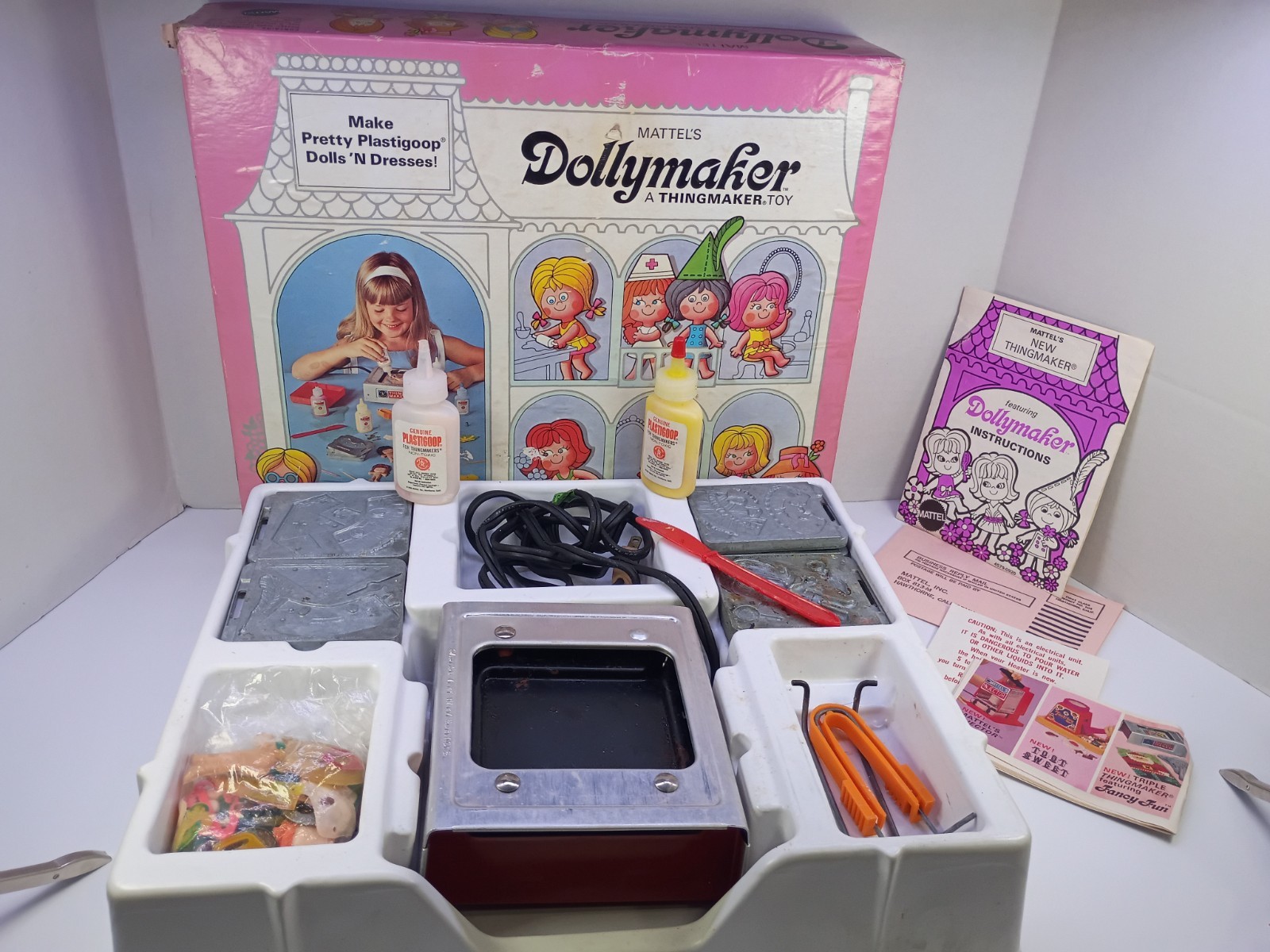 Vintage Mattel\'s Dollymaker A Thingmaker Toy Vintage Mattel\'s Dollymaker A Thingmaker Toy