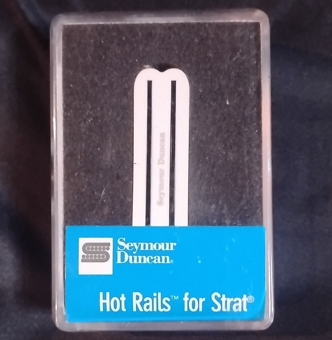 Seymour Duncan Hot Rails SHR-1b Bridge Hot Rails Pickup White Passive 11205-02-W Seymour Duncan Hot Rails SHR-1b Bridge Hot Rails Pickup White Passive 11205-02-W
