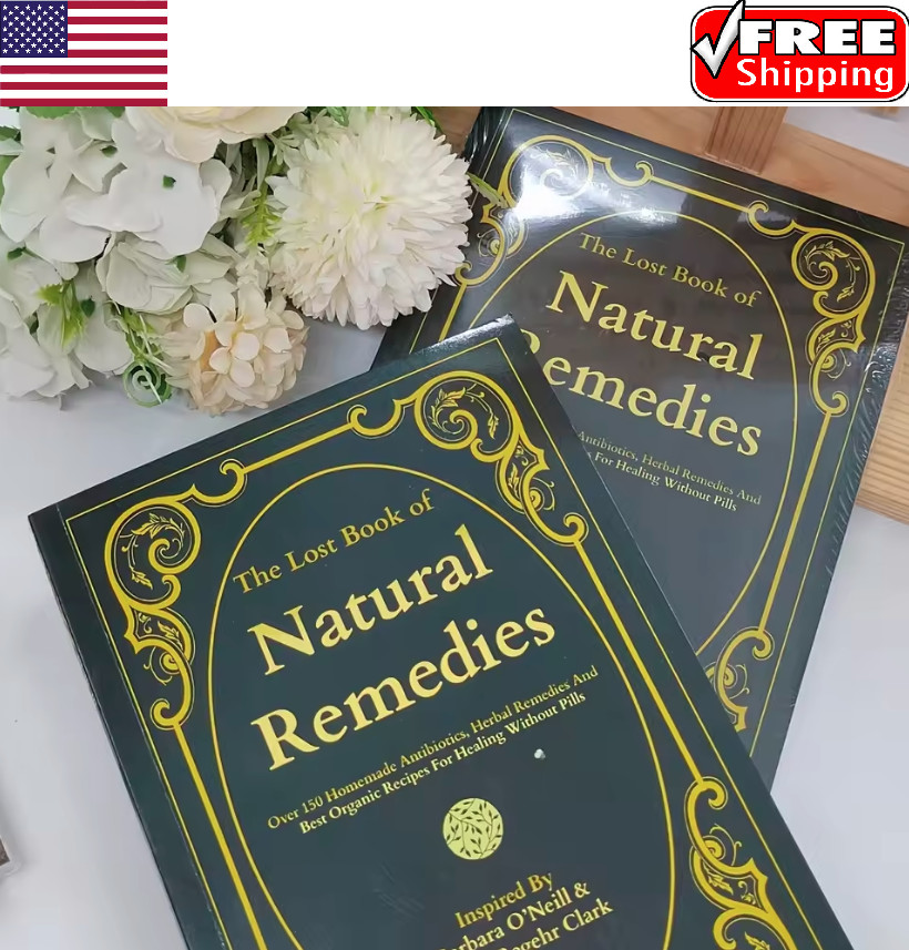 The Lost Book of Herbal Remedies 150+ Herbal Recipes & Organic SAME DAY SHIPPING